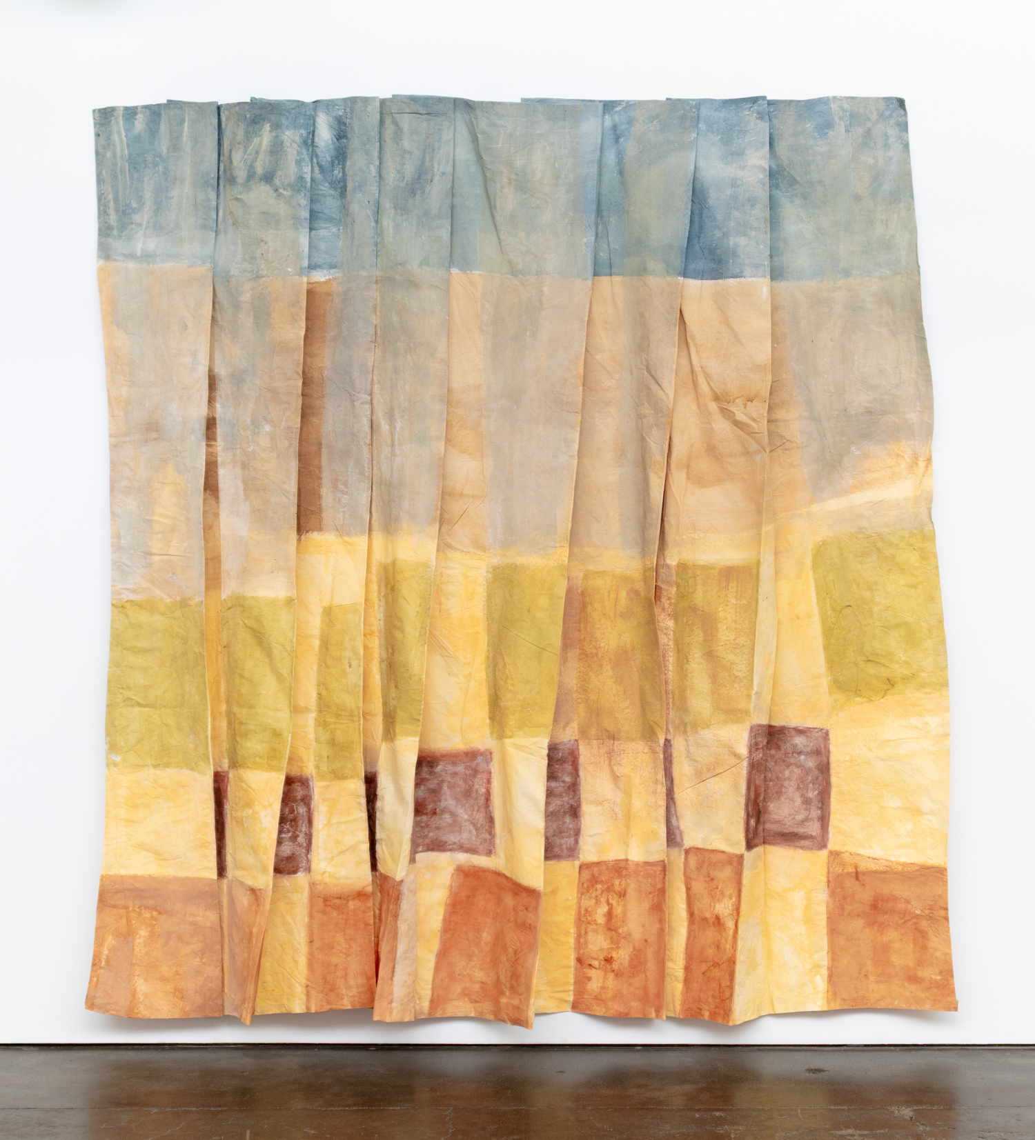 Nina Zelljković, Untitled, 2025, Canvas, rabbit skin glue substrates, pigment, 270 x 230 cm