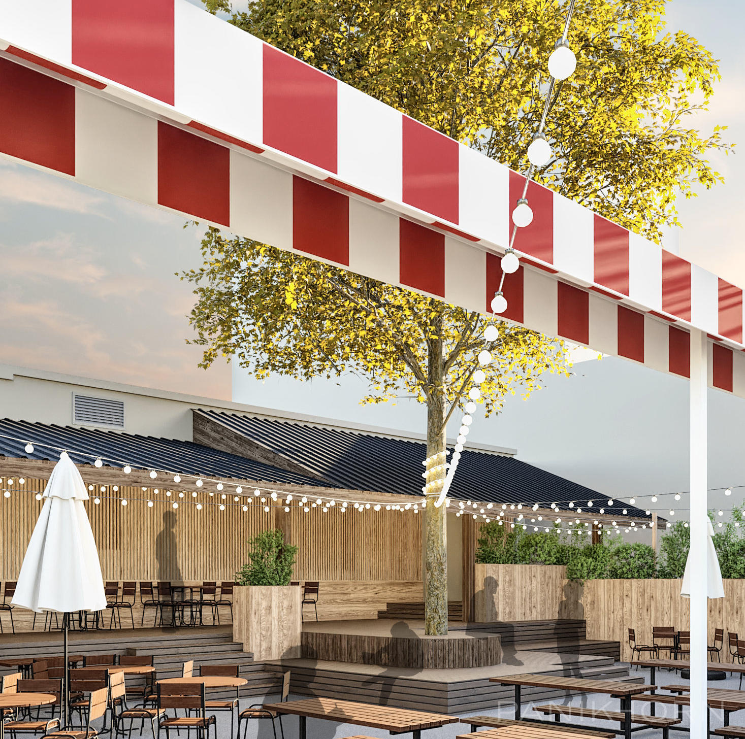 Zahrádka restaurace Šalanda