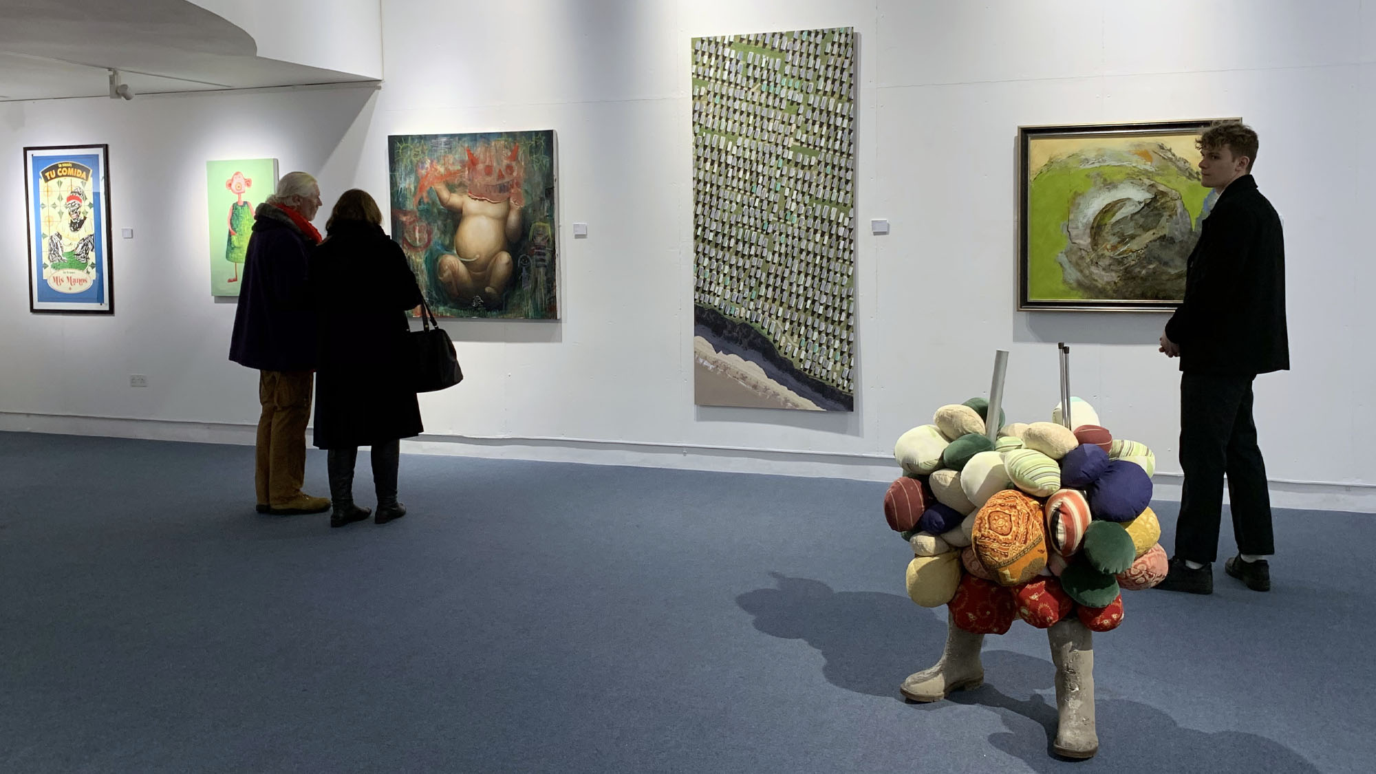 Static City, digital print, 100 x 224 cm