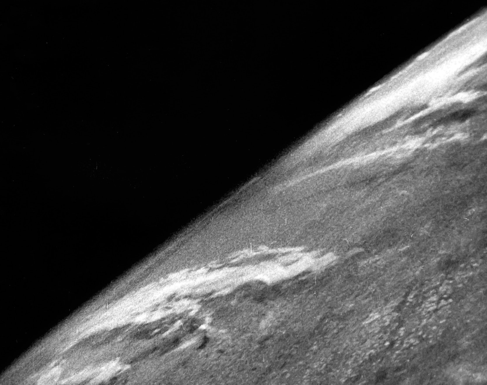 The First Photograph of Earth Taken from Space, 24 October 1946