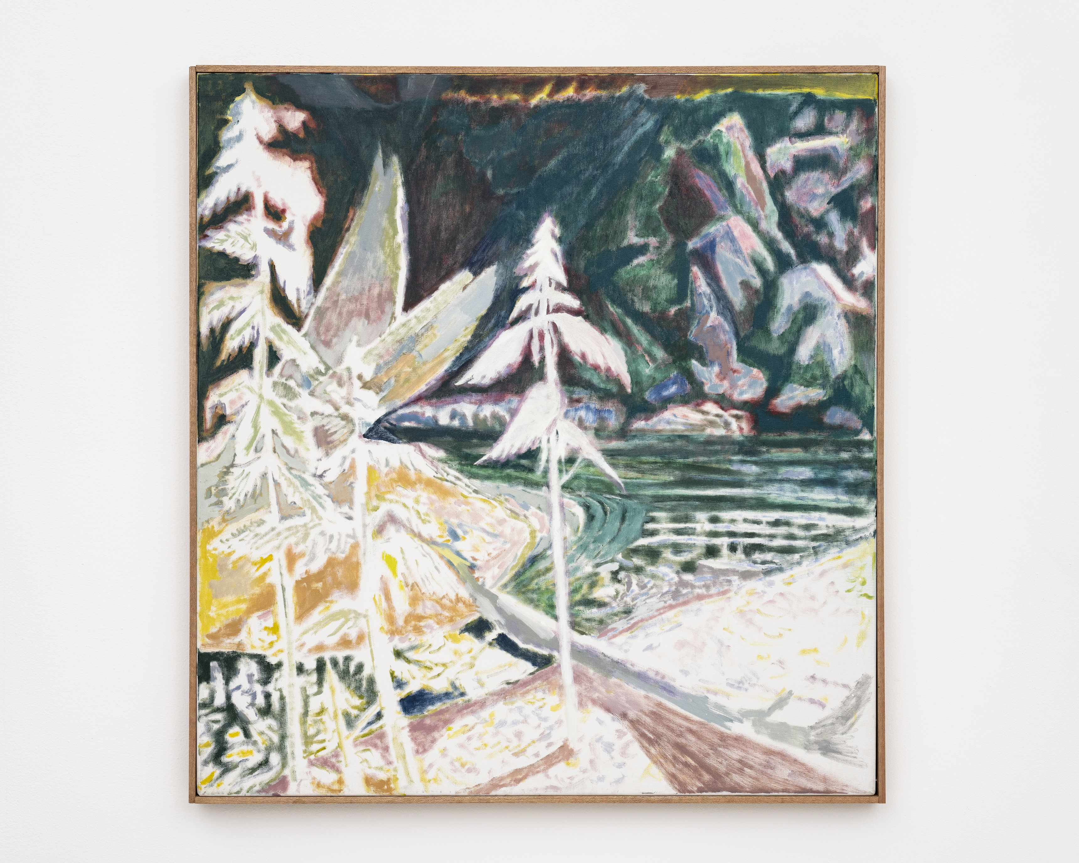 Riverbend 2, Oil on canvas 86x81cm