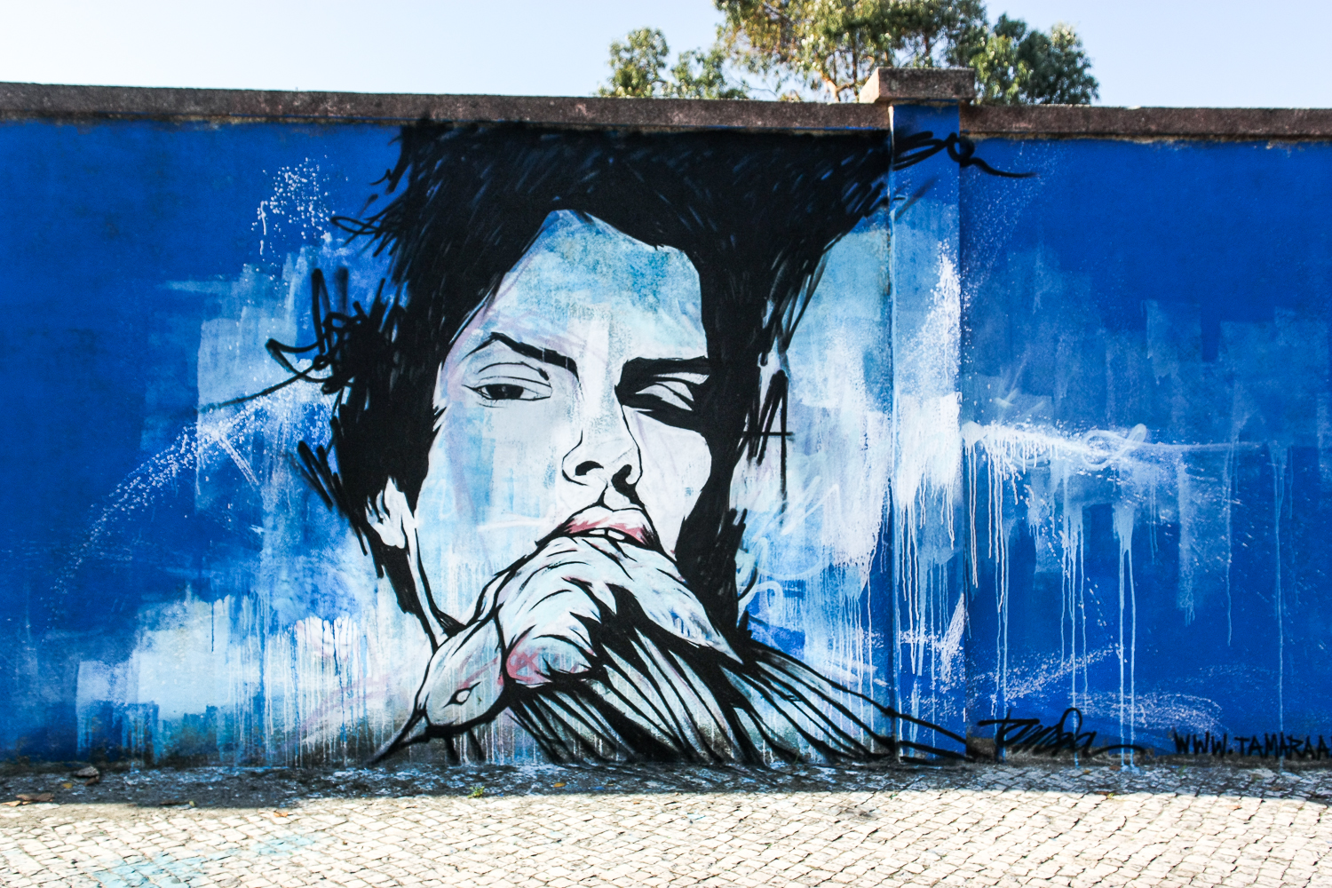 "STARVING", Muro Azul 2013, Lisbon PT