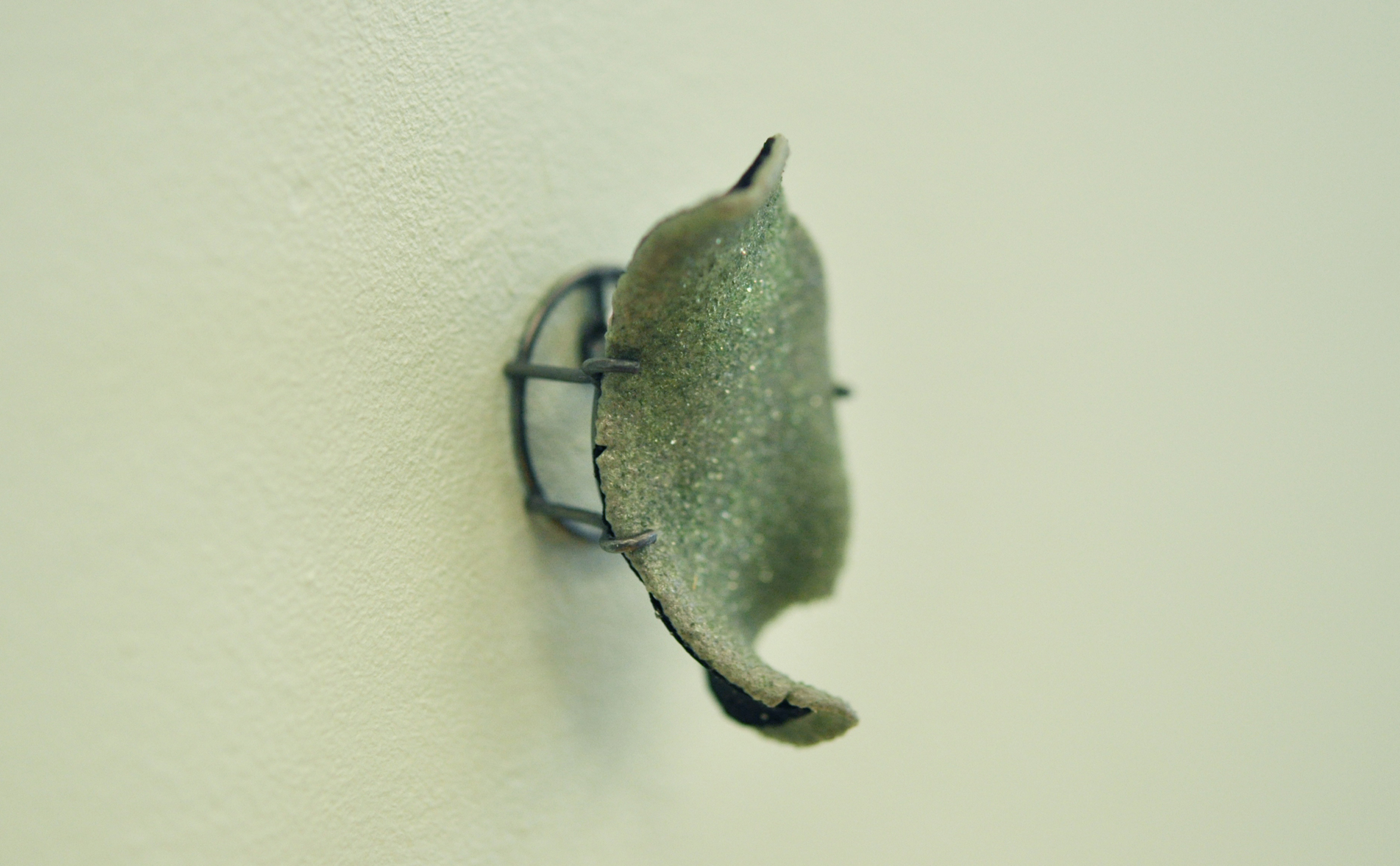 Zweiheit 02 | 2016 | wall object | glass, birch wood, silver