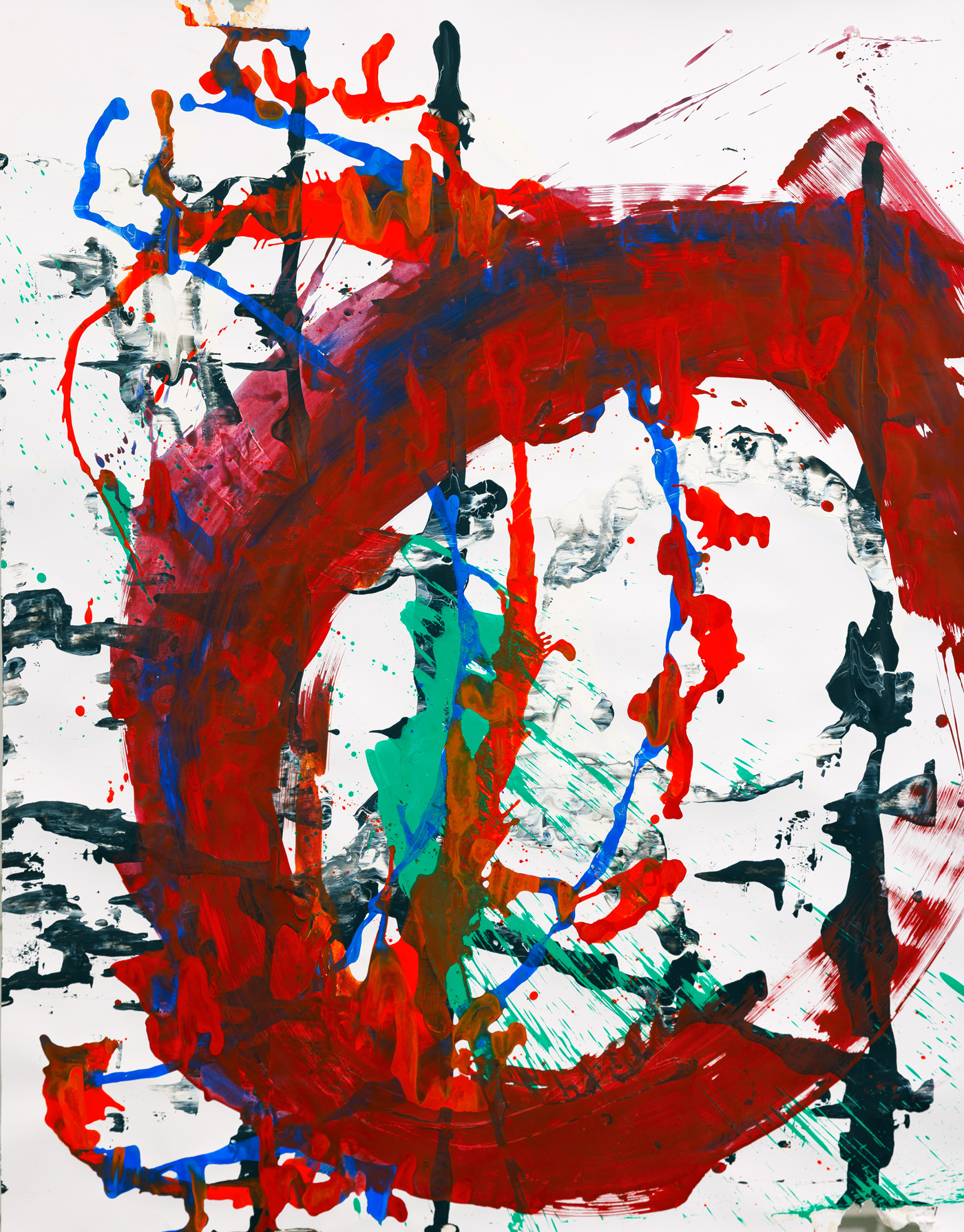 o. T.Acryl auf Papier ca. 130 x 110 cm