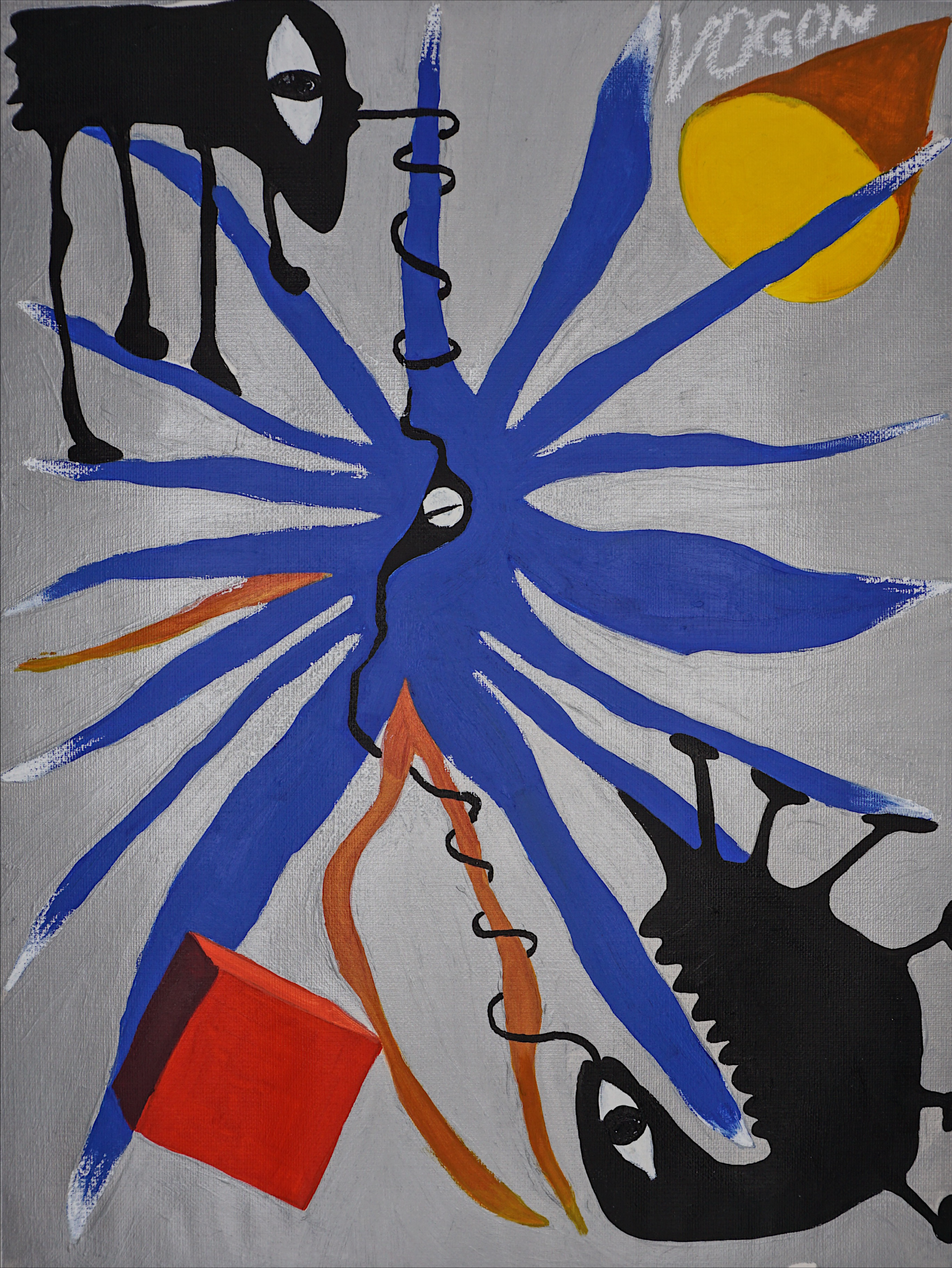 Vogon 38*53 cm Acrylic on Canvas May. 2022