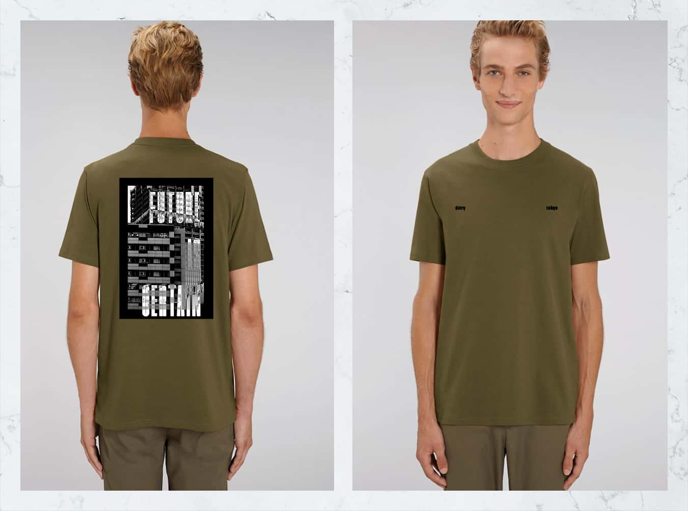 dstry tokyo green t-shirt FC-2101