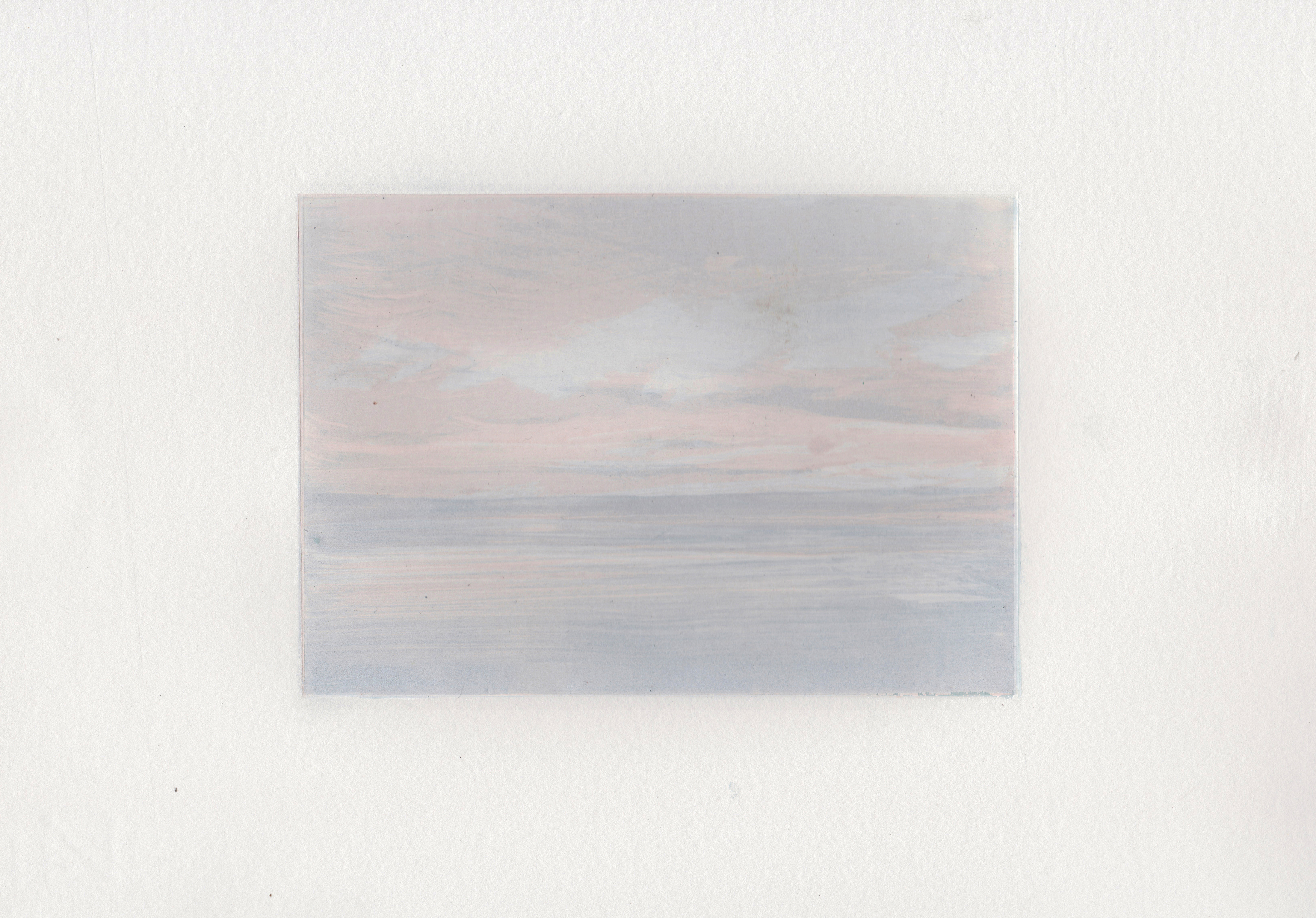 December 22nd, unique monotype, 2015, 10.5 x 15 cm