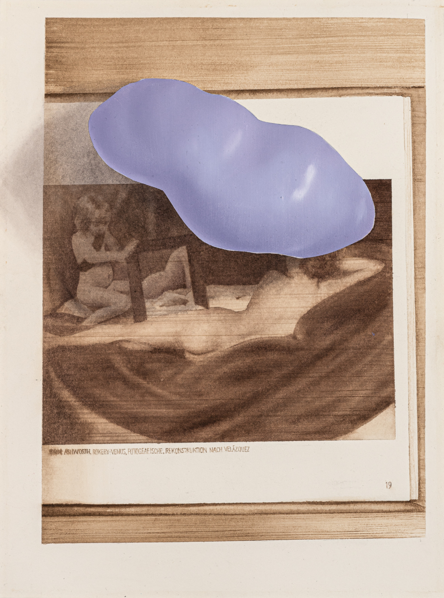 untitled, oil and watercolor on paper, 31 x 23 cm, 2020