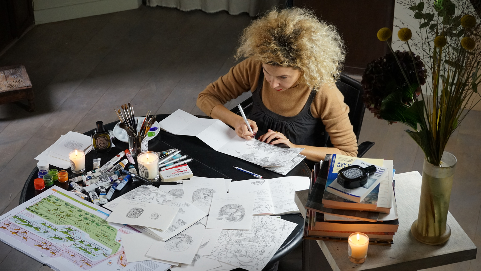 DIOR Advent 2020 - Safia Ouares french illustrator artist