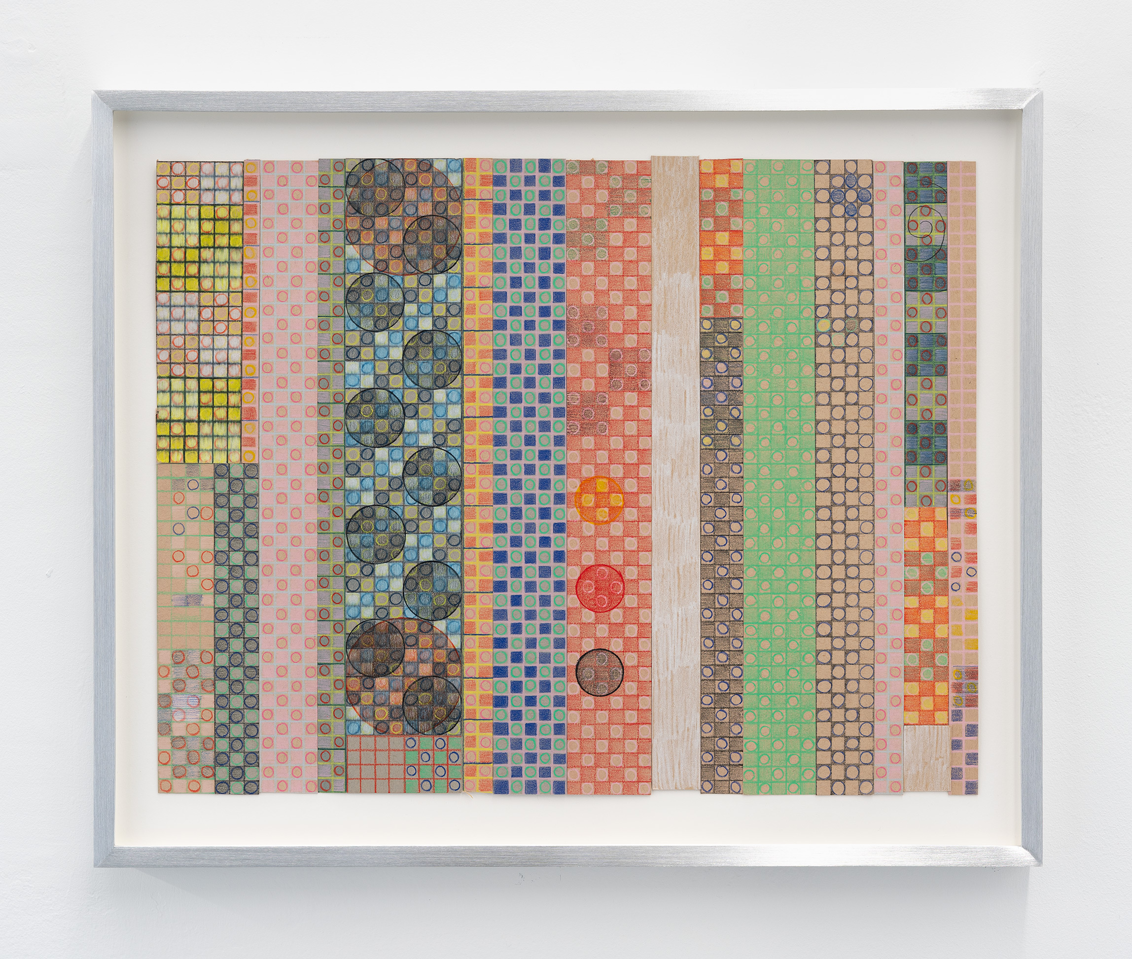 Hanna Hur, Sequence II, 2018 - 2025. Color pencil on paper. 11 x 14 in. (27.9 x 35.6 cm.)