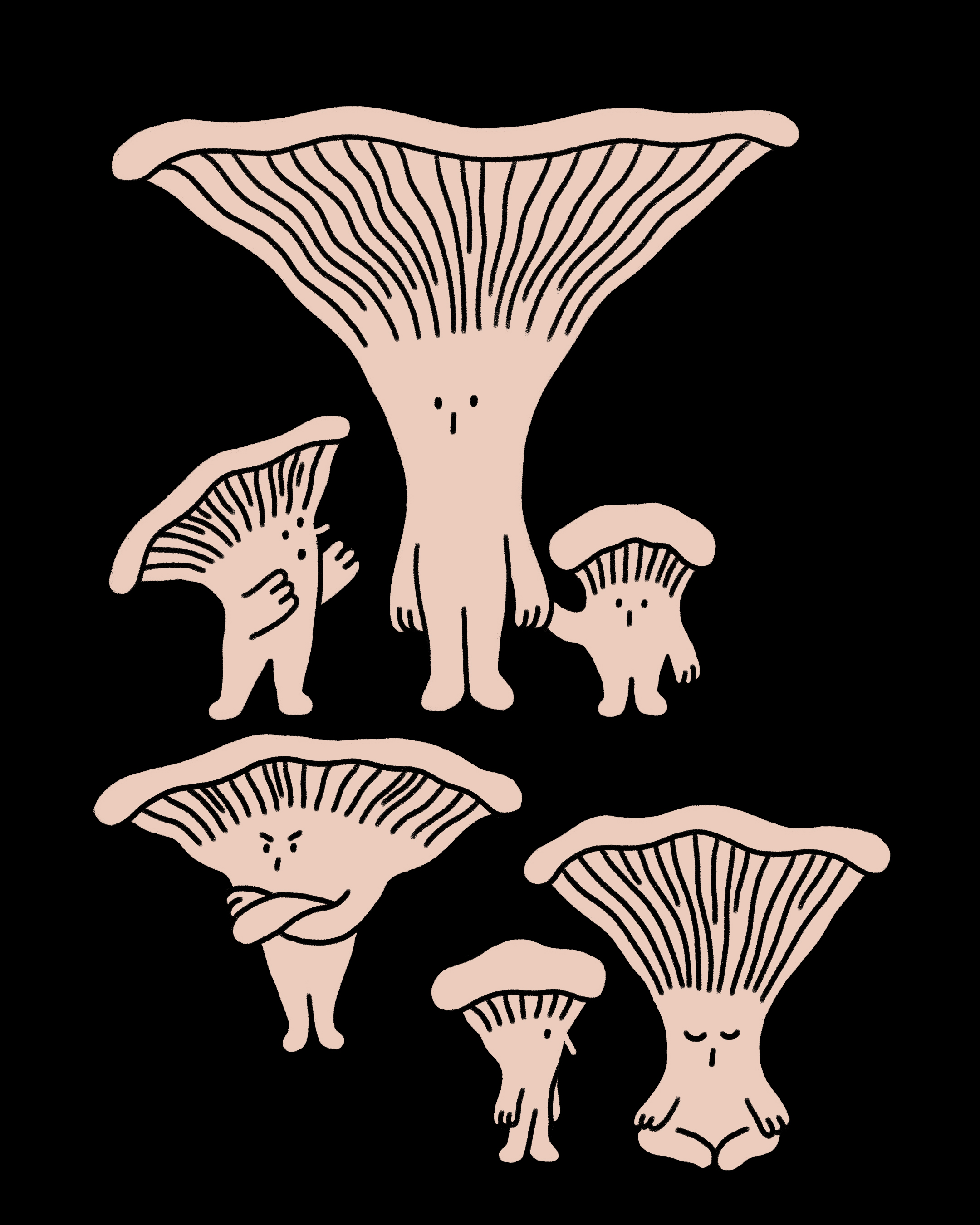 Mushroom families | Personal work | 2022