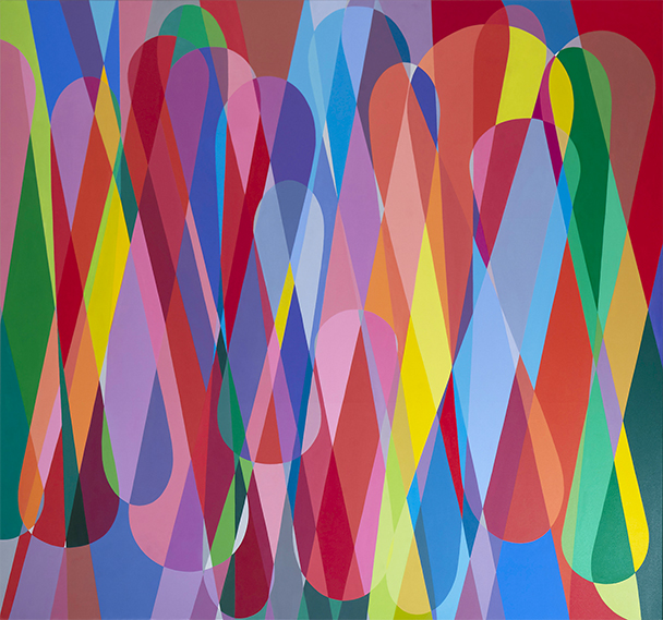 Untitled GH2, 2018. Acrylic on Canvas, 193 x 213 cm