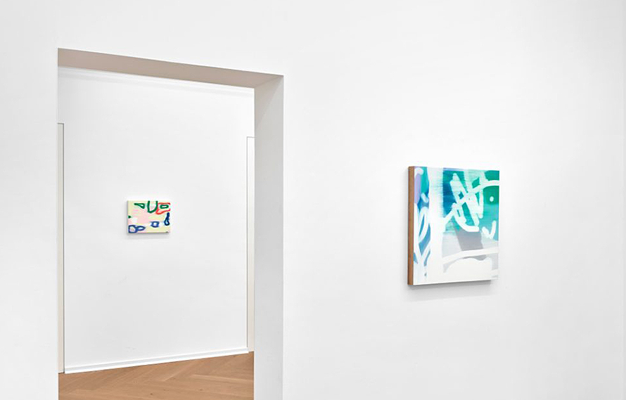 View of the artist's past exhibition Floating Frequencies, 2018 at Kopfermann-Fuhrmann Stiftung, Dusseldorf