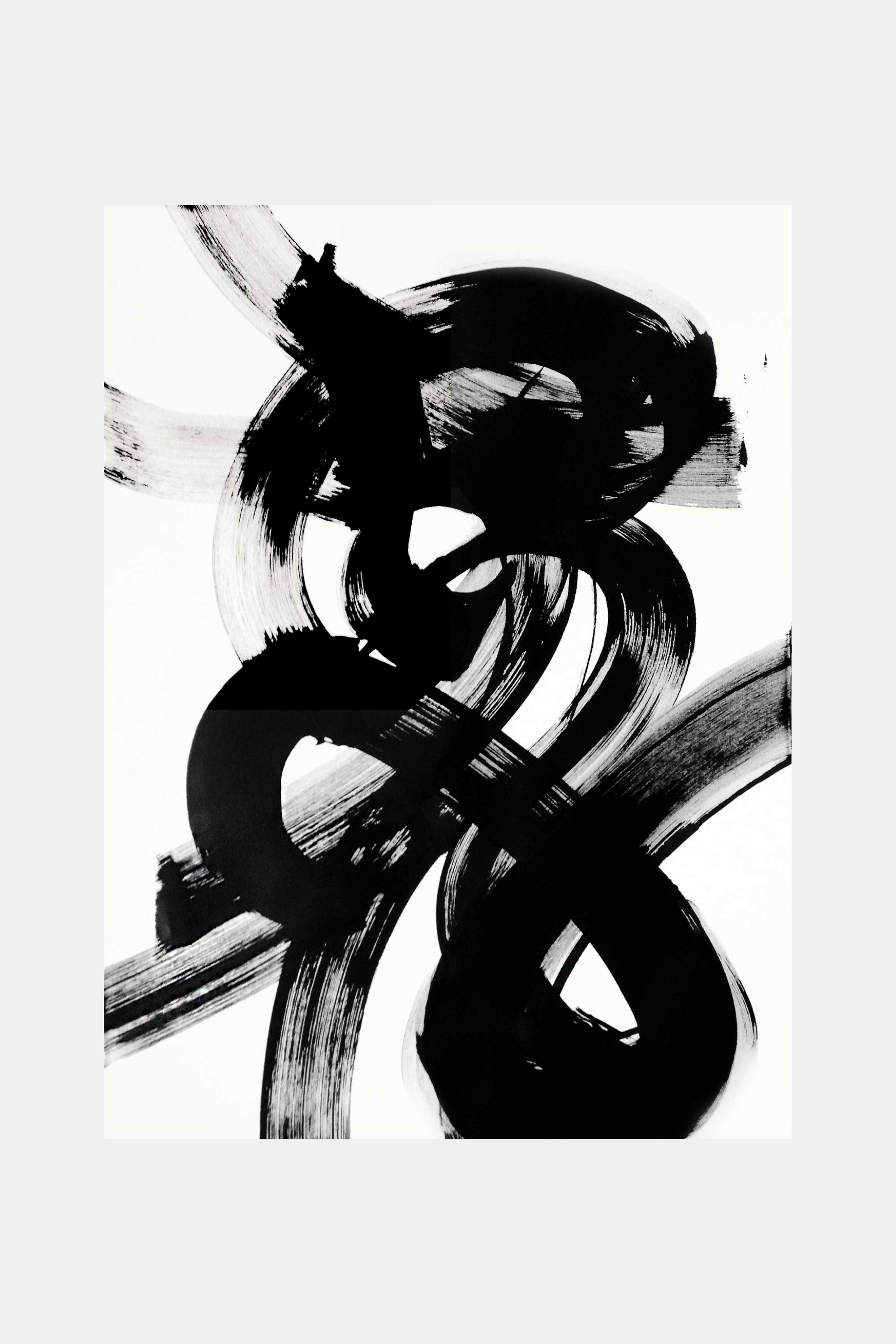 Improvisation, 2014. Ink on paper, 56&#160;x&#160;76&#160;cm.