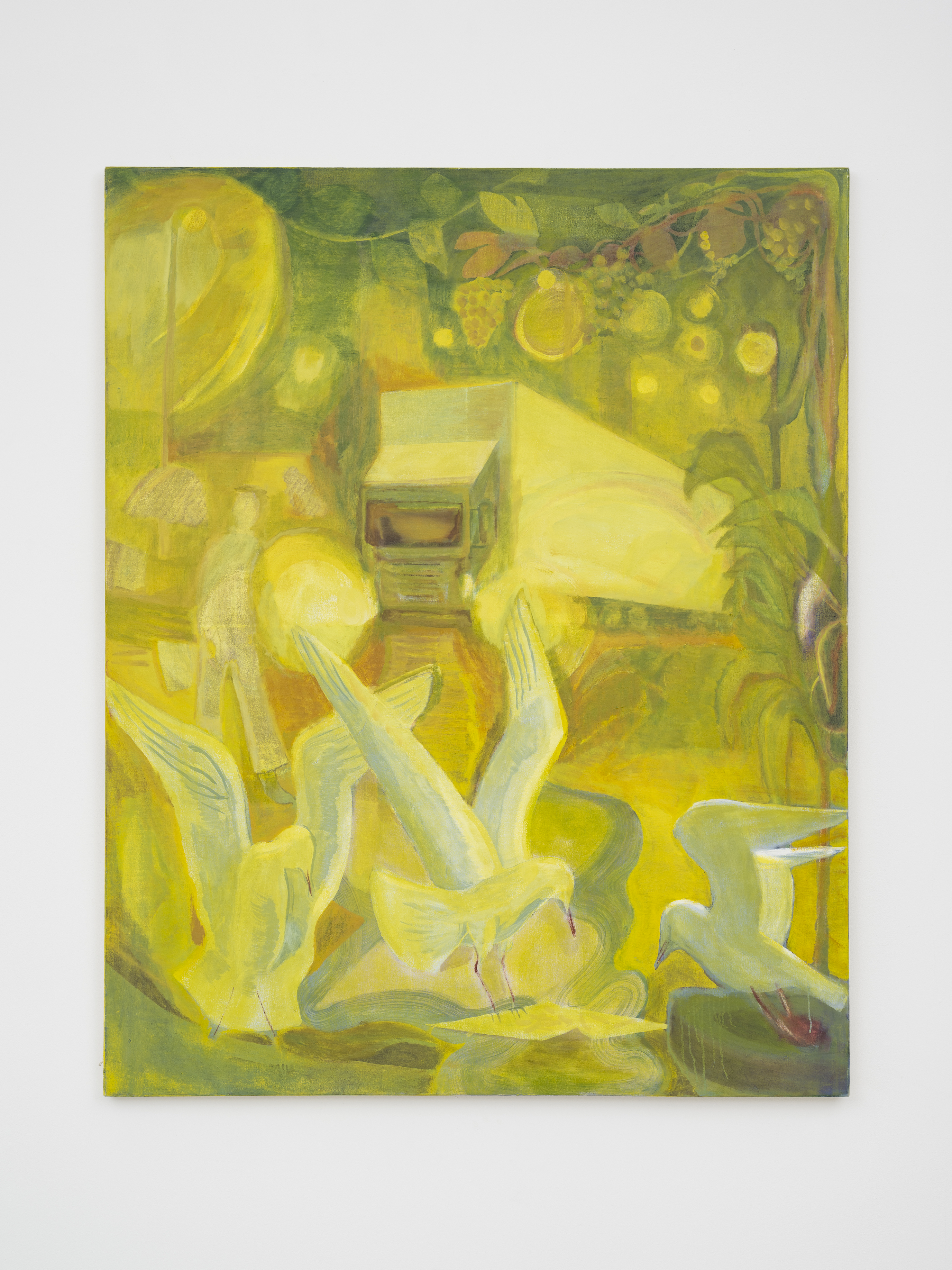 A heap of broken images, 2024 Oil on canvas 120 x 150 cm