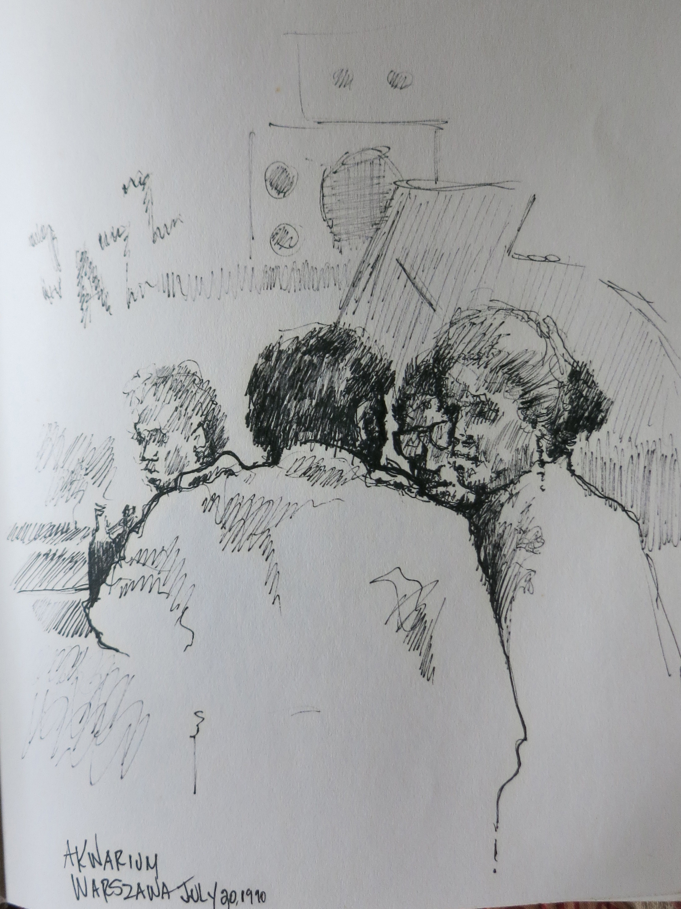  A: Aquarium Jazz Club, Warsaw, Poland: 14” x 10” 