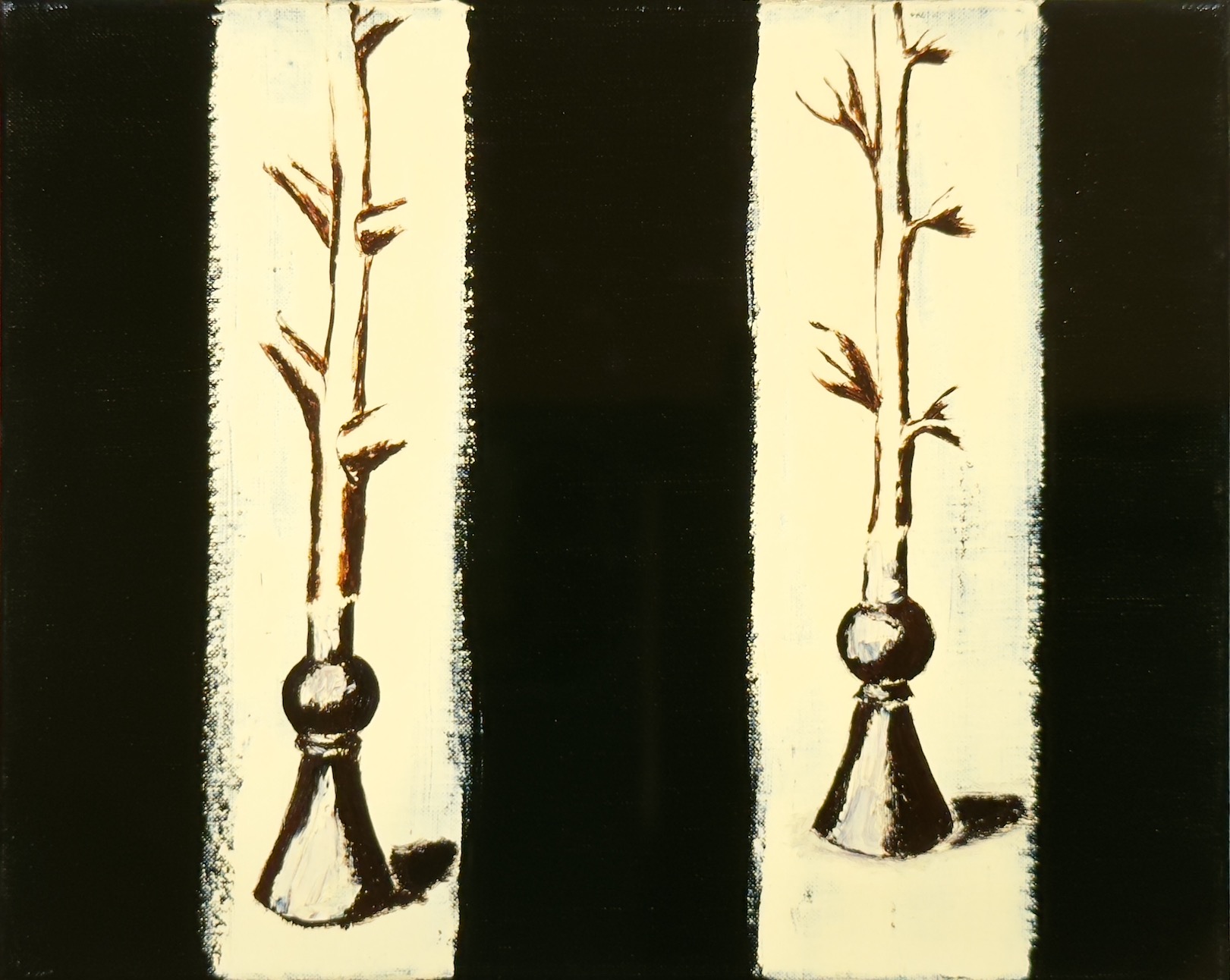 Untitled 1993, acrylic and oil on canvas, 40 x 50 cm