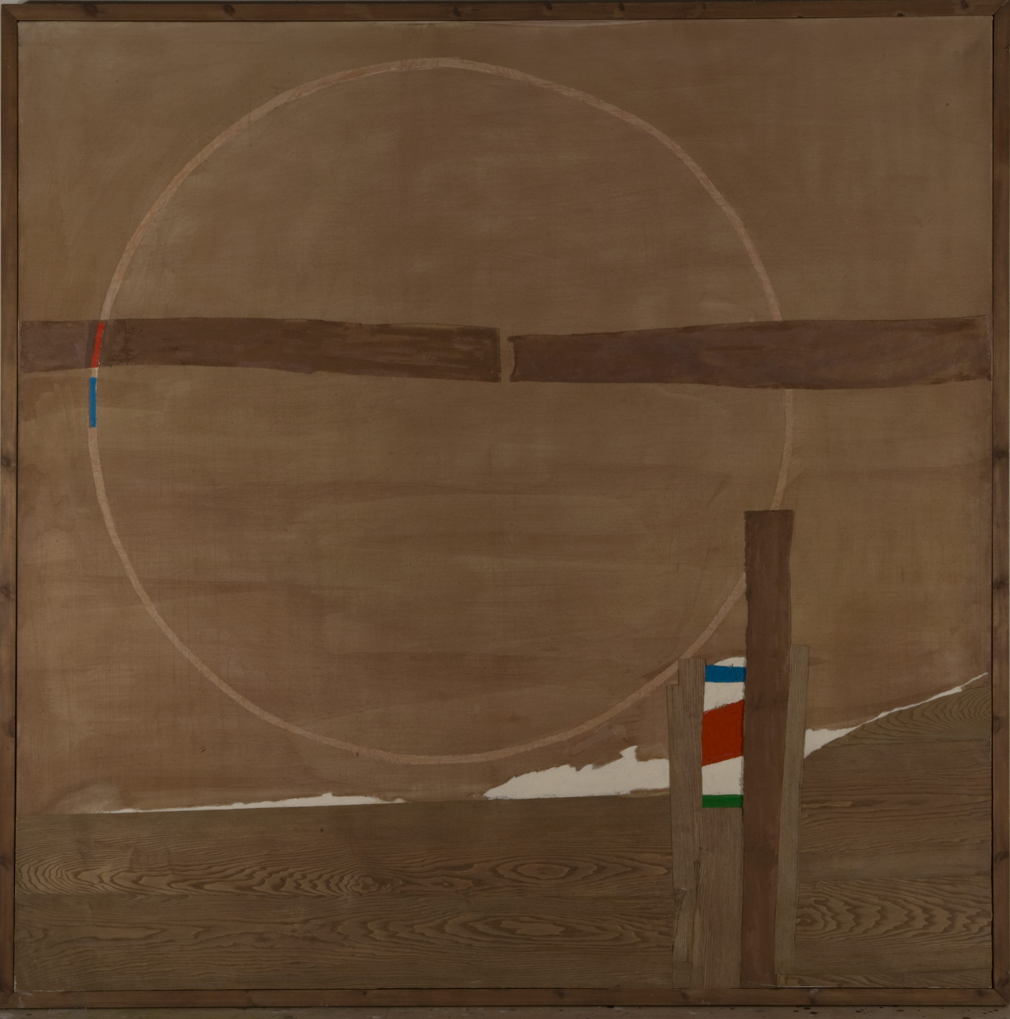 Tranquillo. Collage on Canvas 1993  10' x 10'