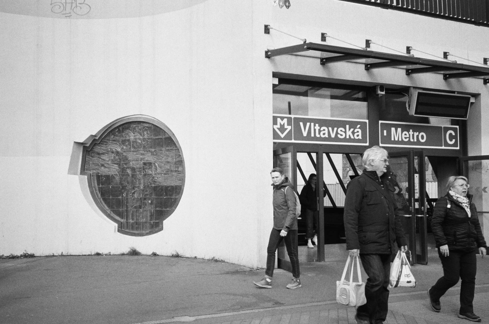 Vltavská Metro Stop