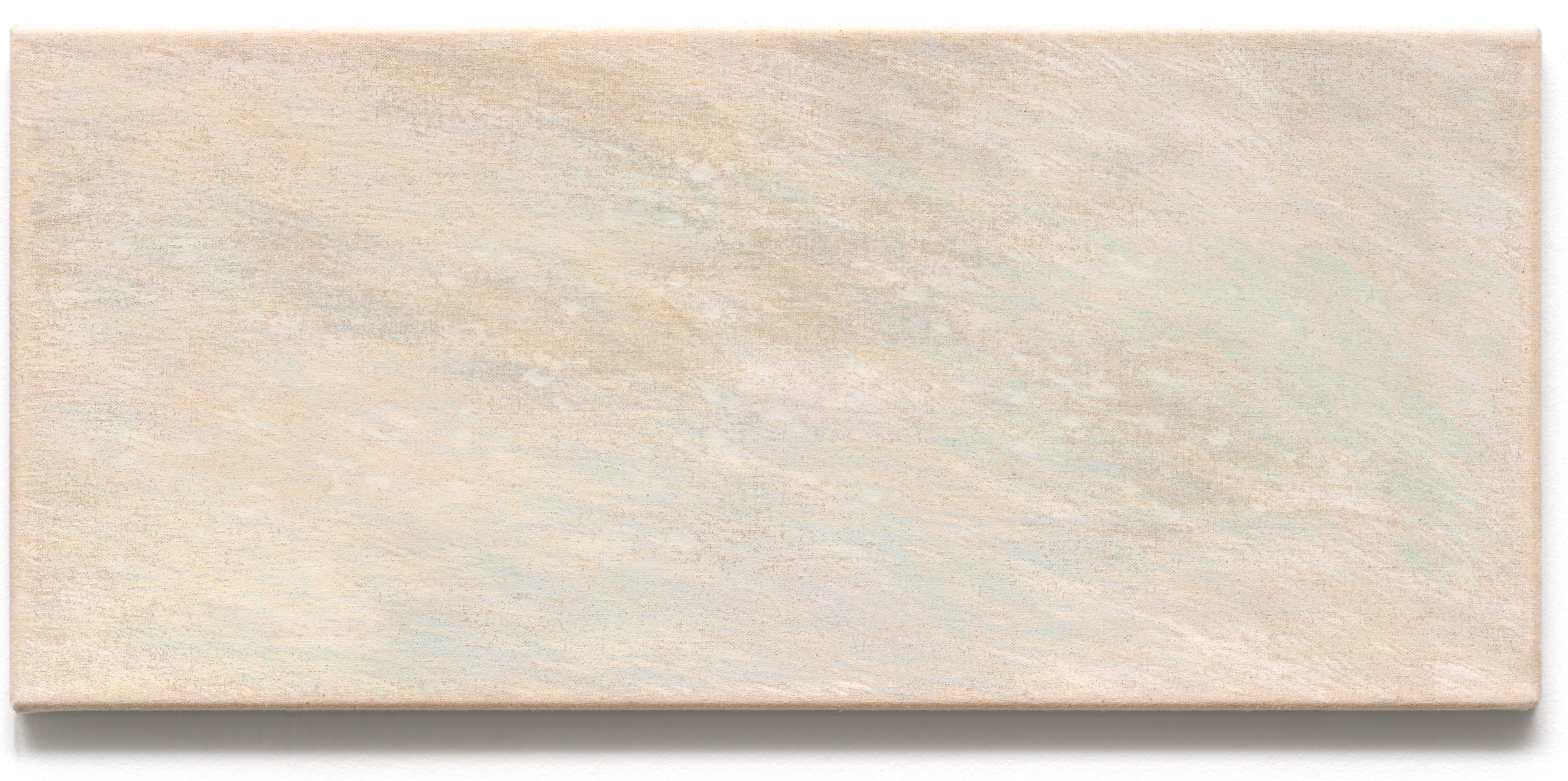 Green river, 2023, oil on calico, 20x45cm