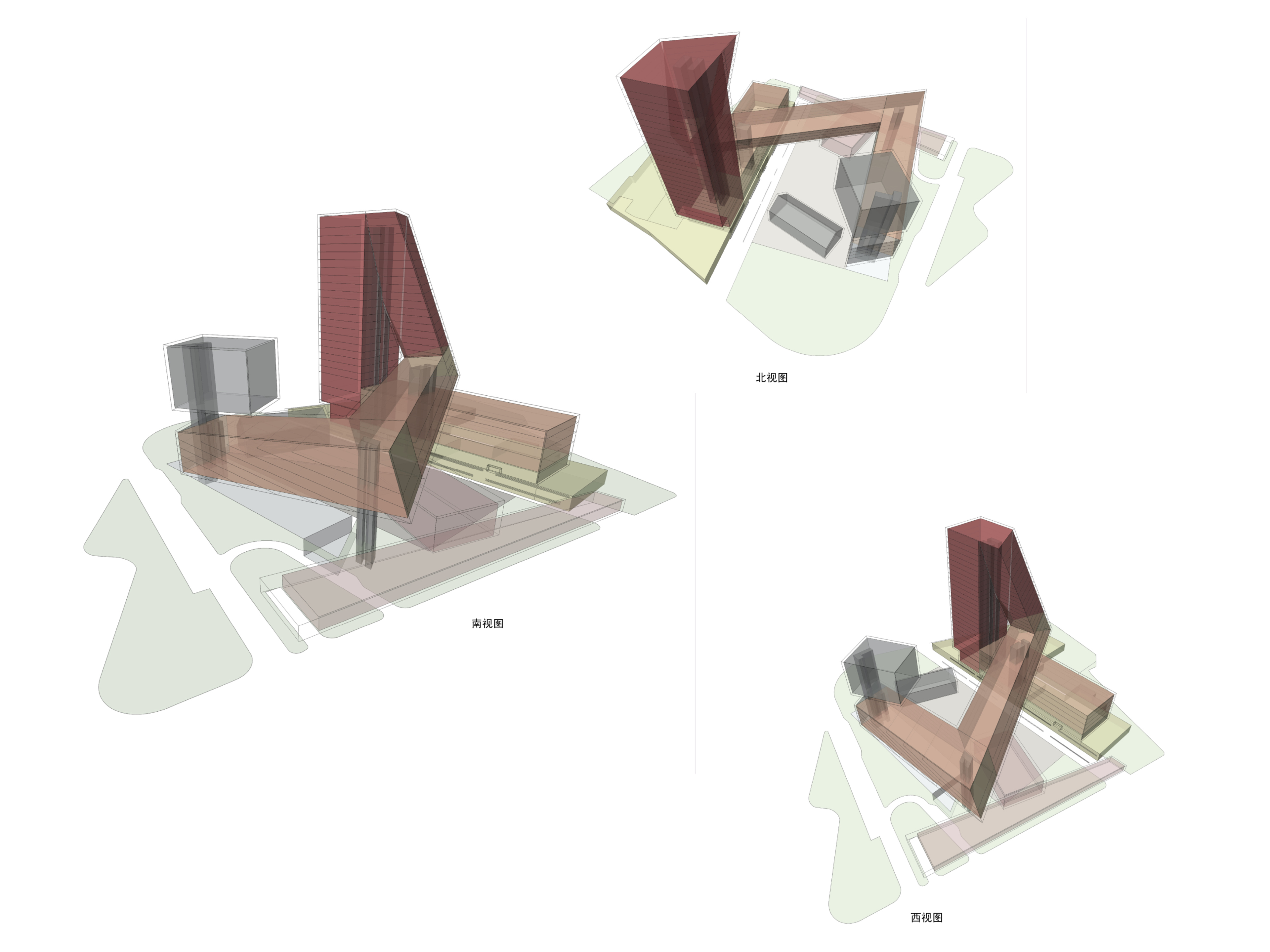 Volumetric rotating aerial views