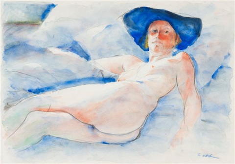 Lieneke 1984 - watercolor 70x90 cm