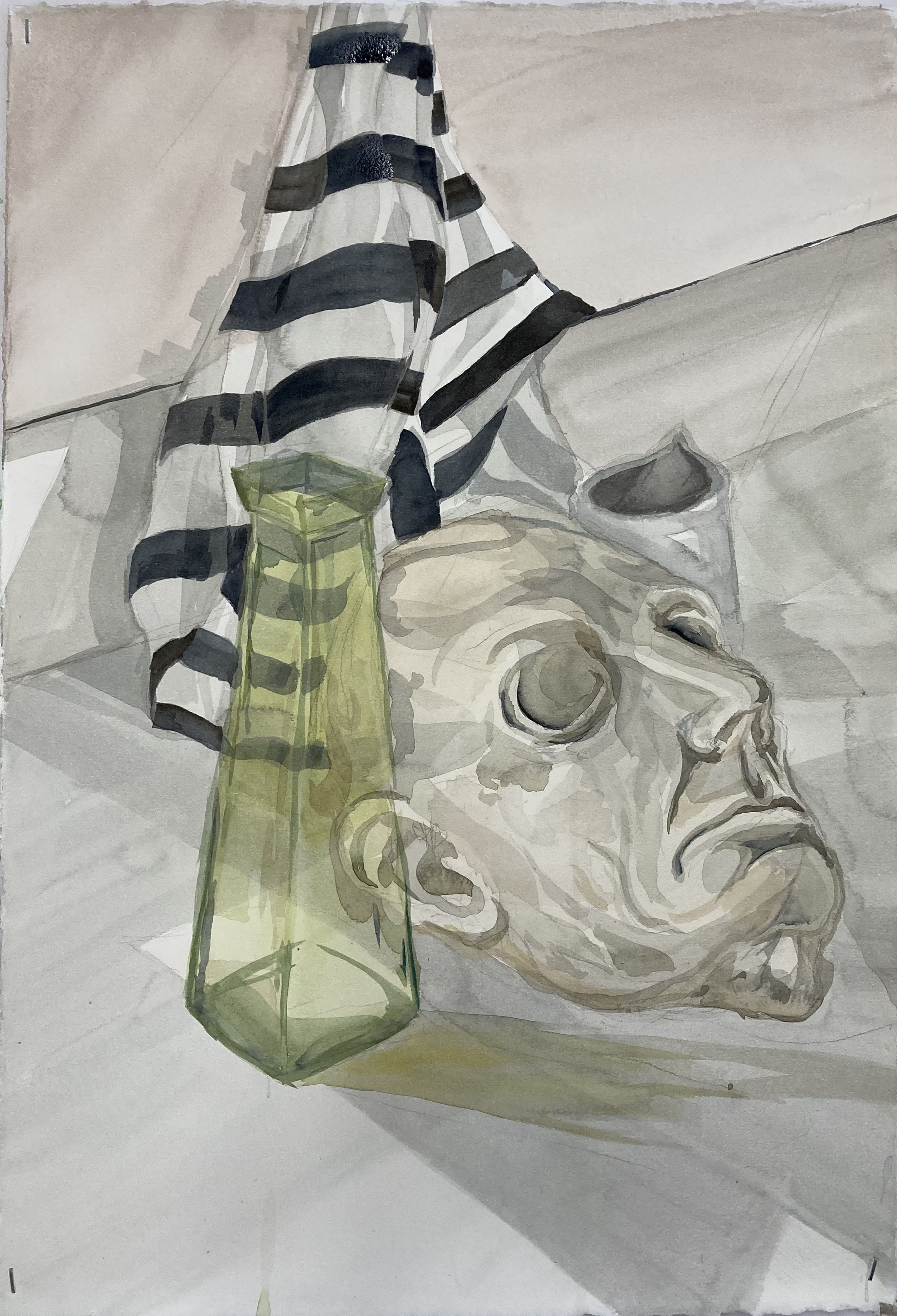 3 Hour Still Life Study, Watercolor, 2022