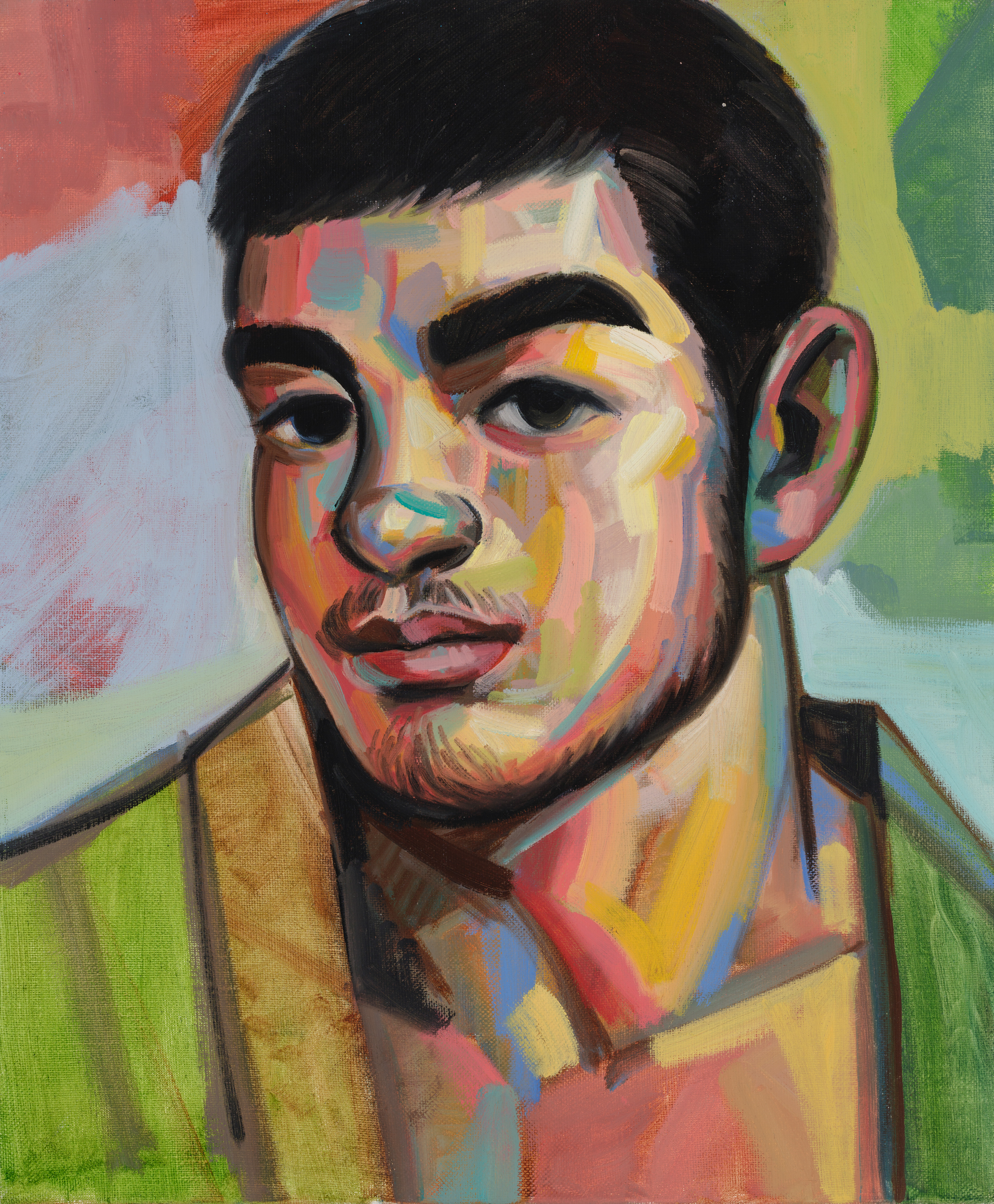 제목 미상, 2018년경, 캔버스에 유채, 45.5 x 38cmNo Title, ca. 2018, oil on canvas, 45.5 x 38cm