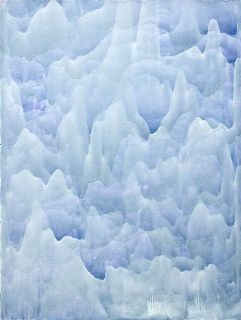 Through (With), 2015, 18"x24", Oil on canvas