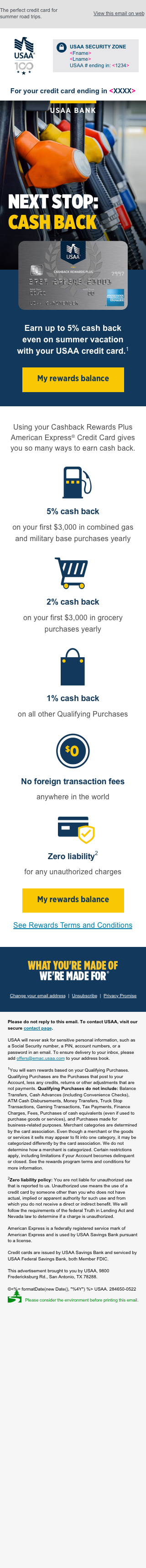 AMEX - Cashback Rewards