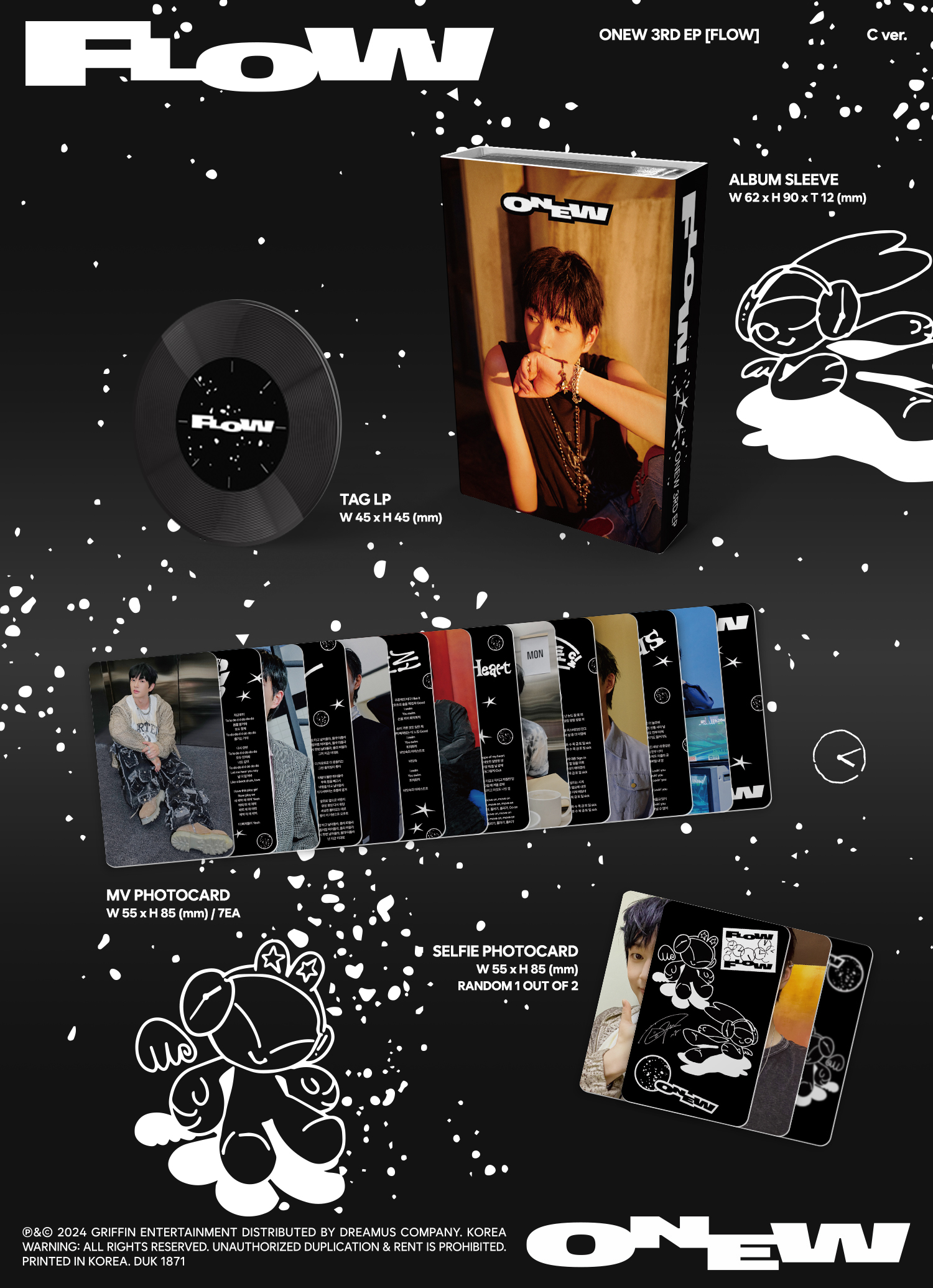 ONEW 3RD EP [FLOW] Nemo ver. Album Design