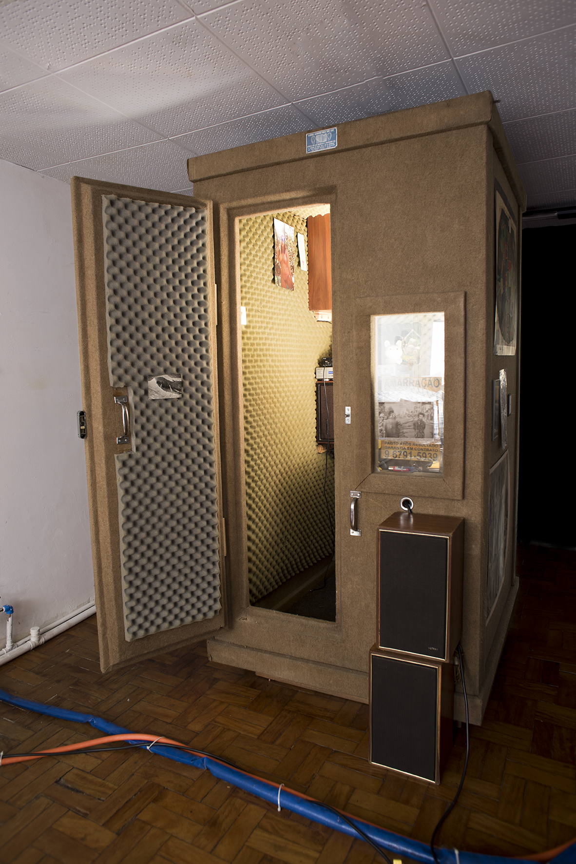 Registro cabine antes de virar Sauna e Museu