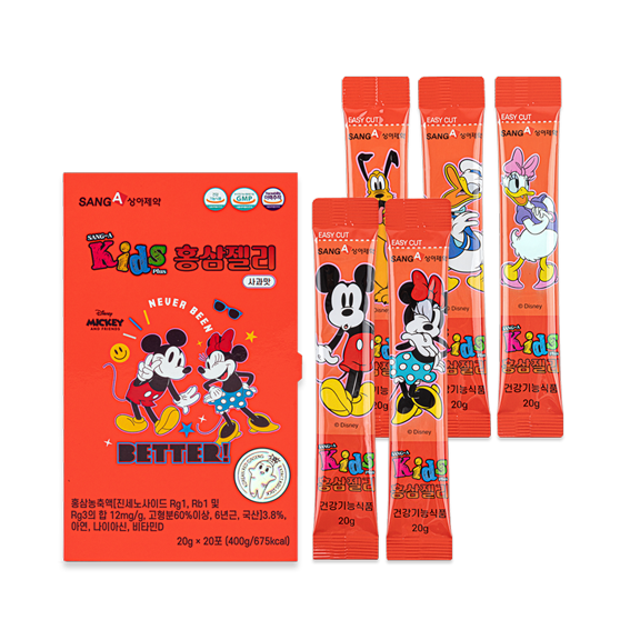 상아제약 Kids Plus 홍삼젤리