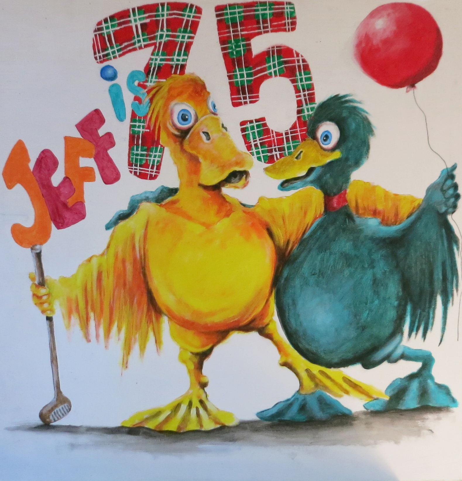  Acrylic on panel – 26” x 26" 