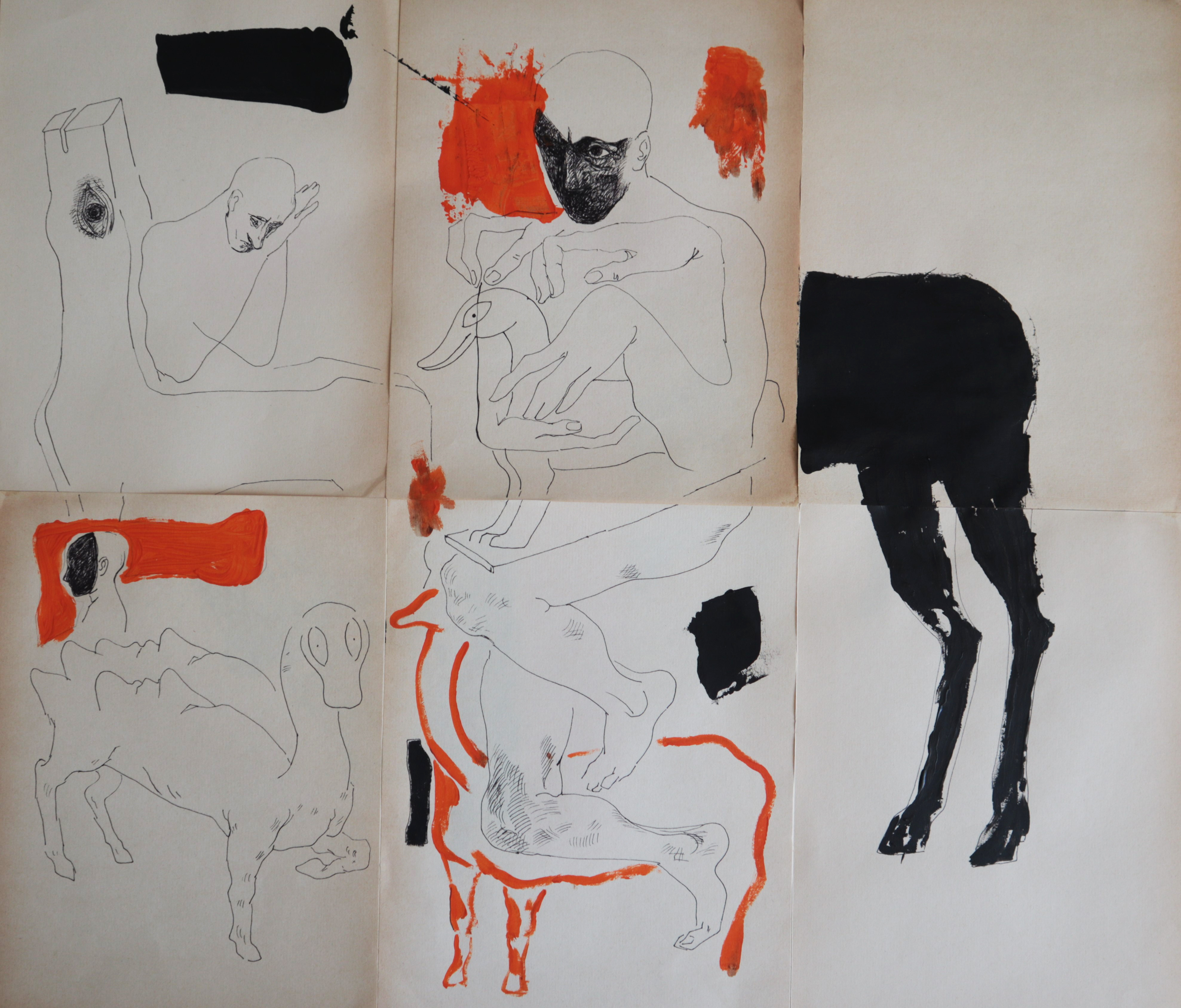 Le comédien, 66x57cm, 2021