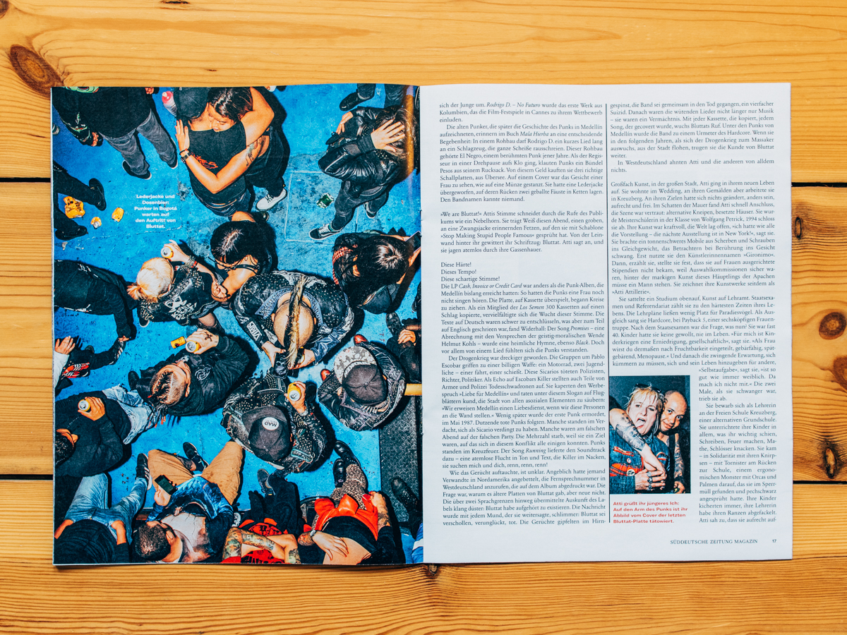 SZ Magazin No.5 / German Punk Band Bluttat in Colombia Cover Story / January 2020