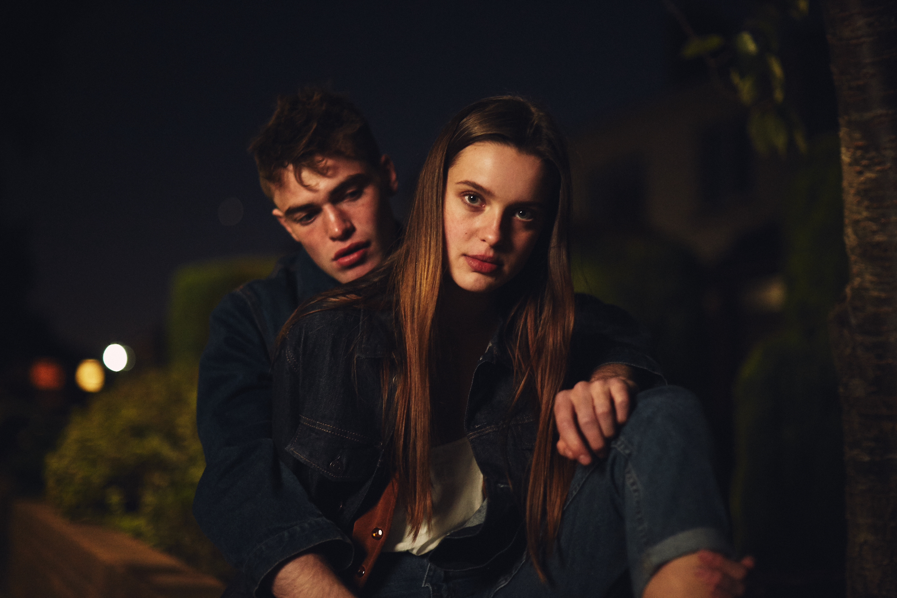 A story of young love in the suburbs told through photography, featuring stylish models in vintage clothing, photographed at sunset in Dublin, Ireland by fashion and lifestyle photographer Alex Sheridan. Suburban Love photo series.