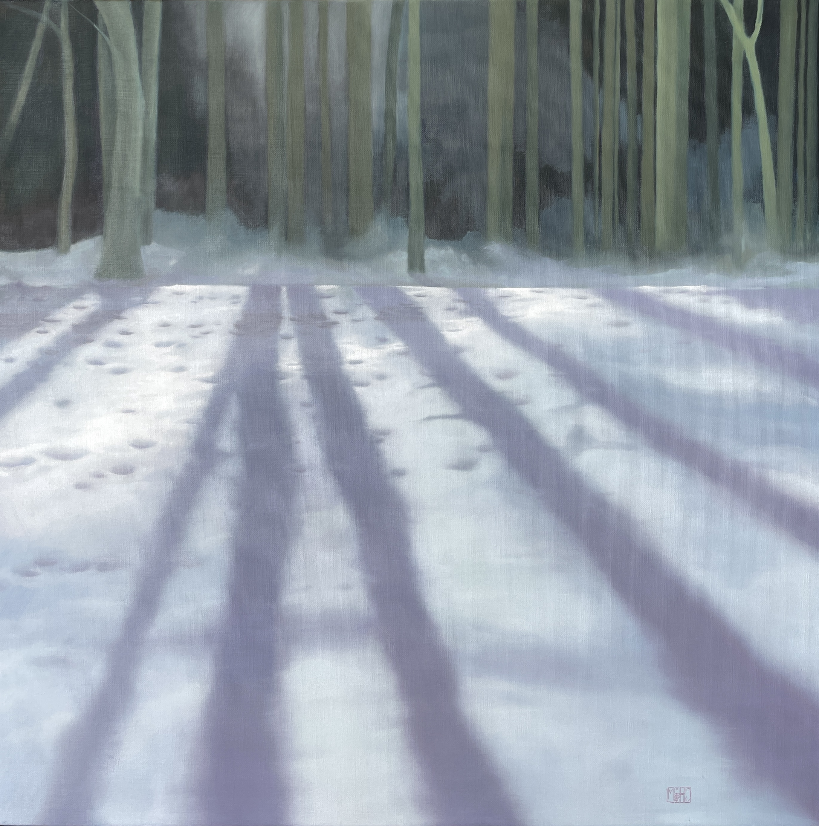 607–Winter Weiermatt70x70 cmAcryl / Öl auf Leinwand2023︎ Bild kaufen