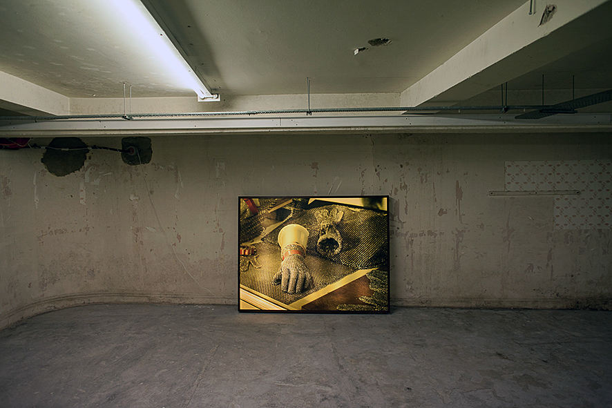  Installation of 'Convulsive Walls' Curated by Steffi Klenz (2013), Departure Lounge, George Street, Luton, UK