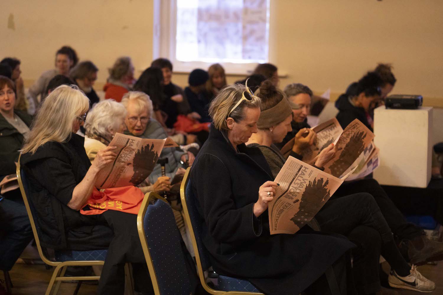 Deirdre O'Mahony, The Quickening, screened as part of The Douglas Hyde Gallery of Contemporary Art’s Walls & Halls Tour, 2024. Photo by Freddie Greenall.