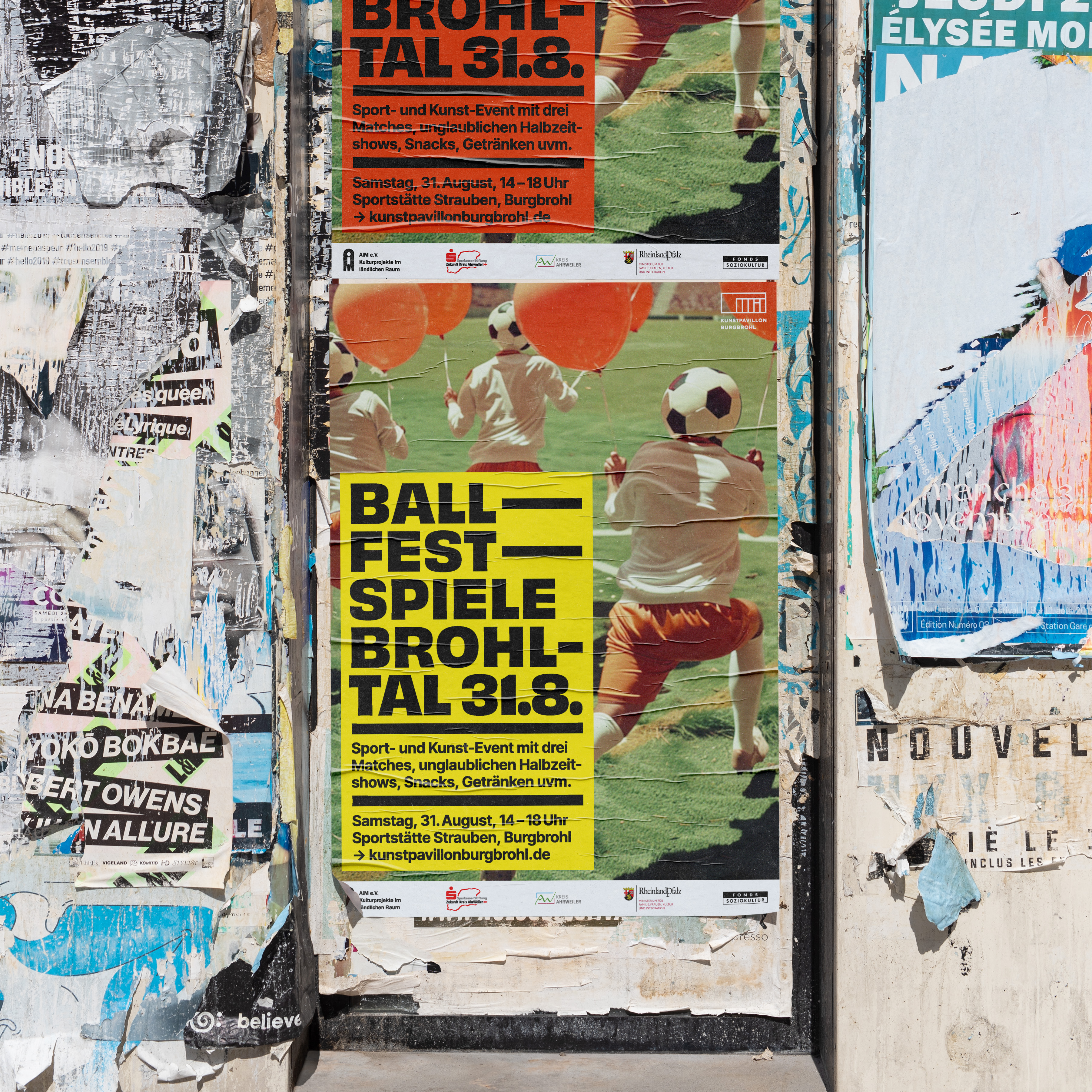 Poster and Social Media Assets for Ballfestspiele Brohltal 2024