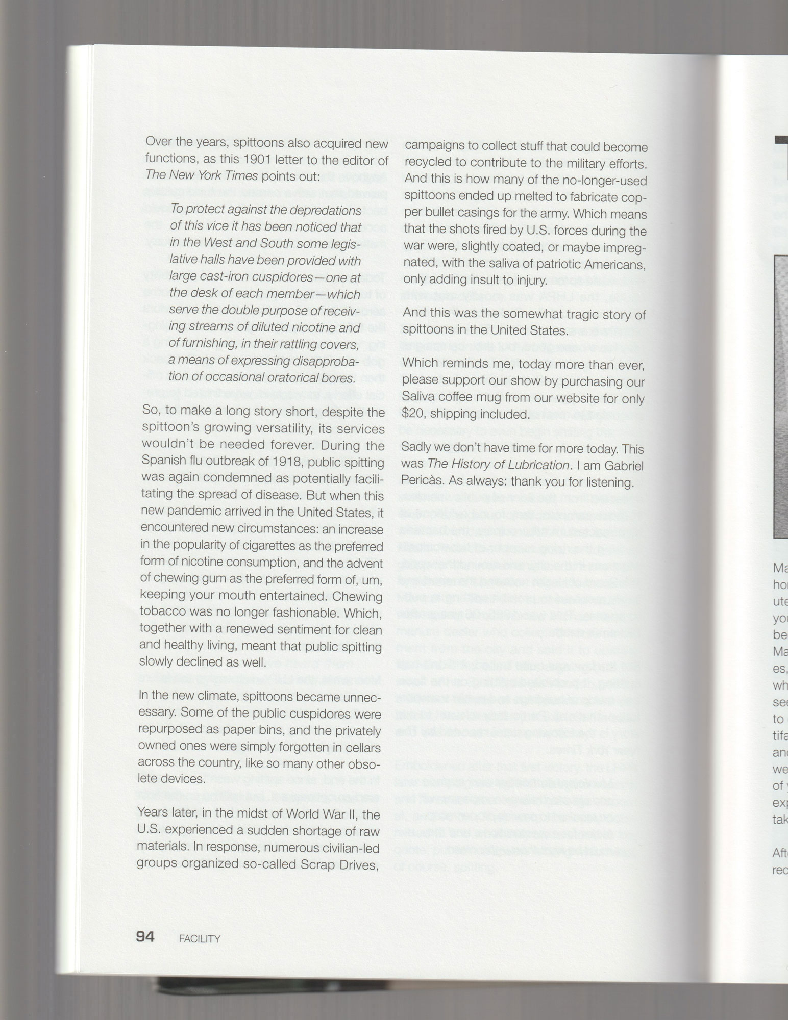 Saliva Containers,2021Textin Facility Magazine, Issue 2