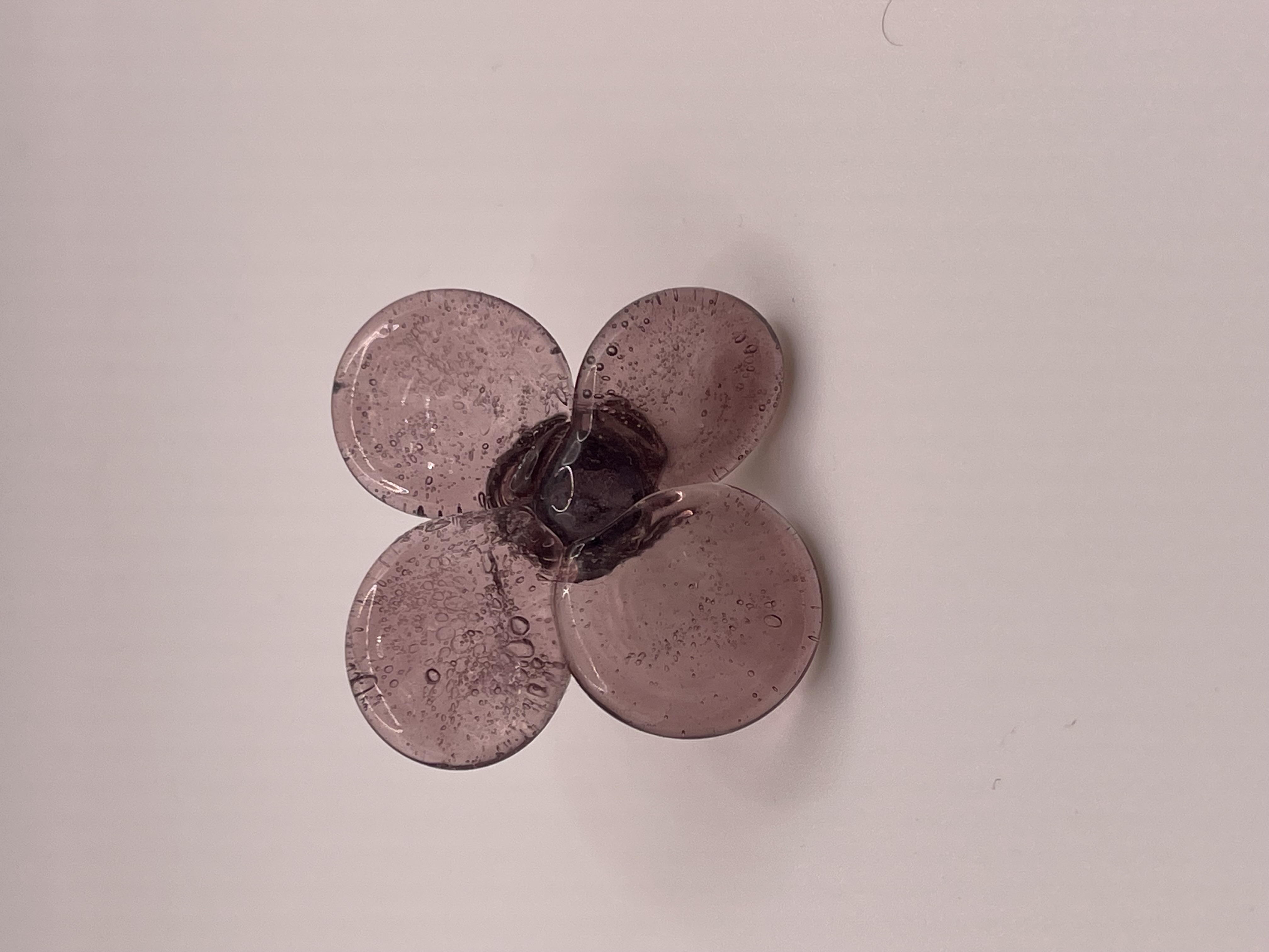 Flower Lapel Pin, Glass, 2024