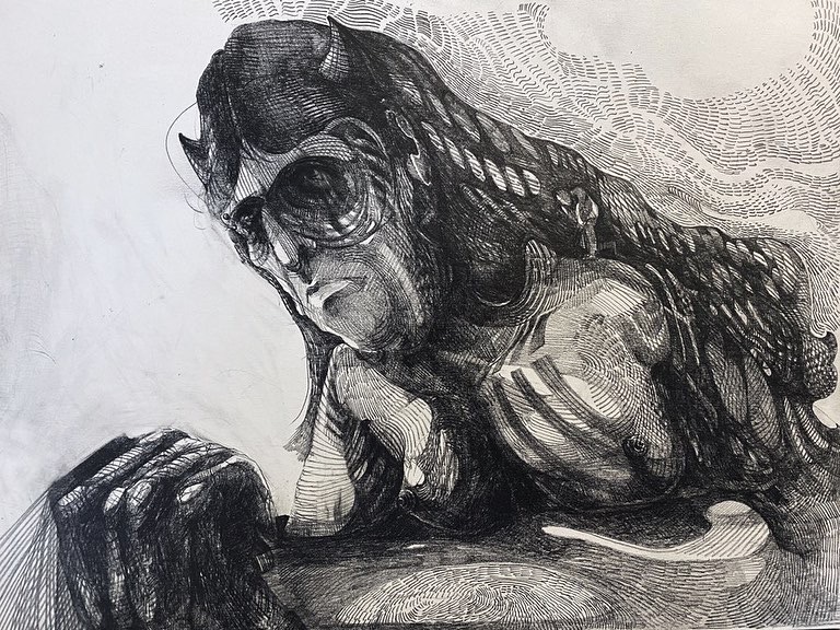 The Quality of Being, 2020, graphite on paper, 9 x 12 inches