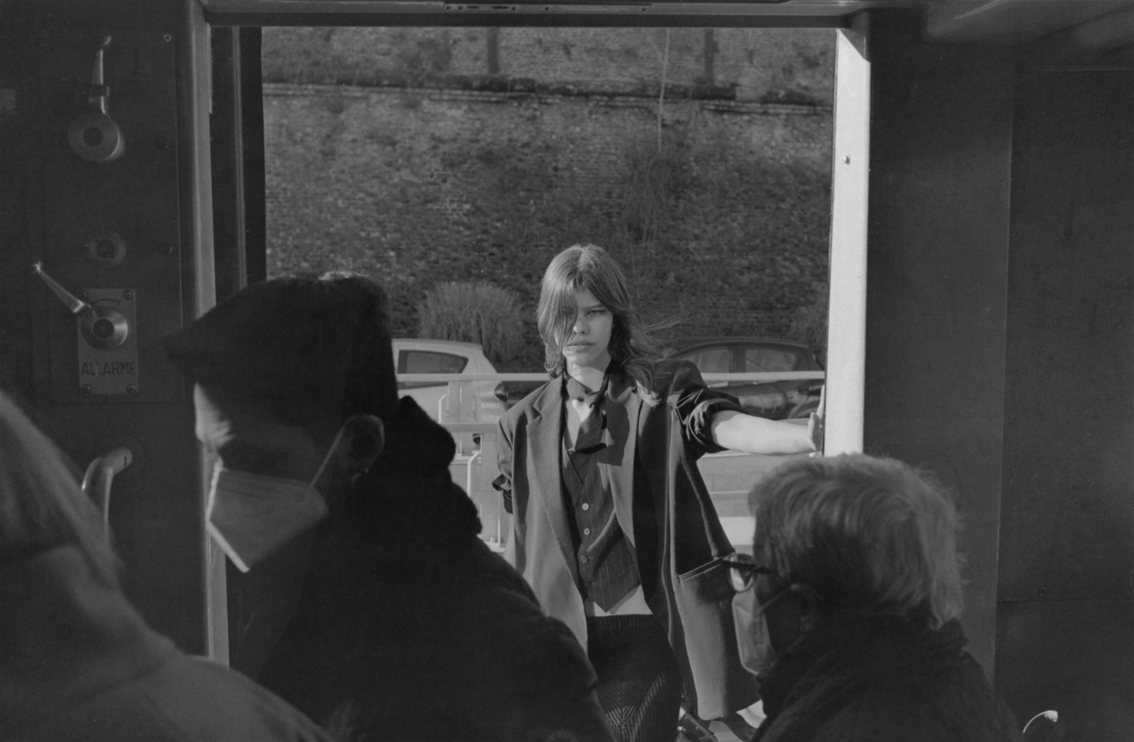 One day on the tram stop for Duel Magazine