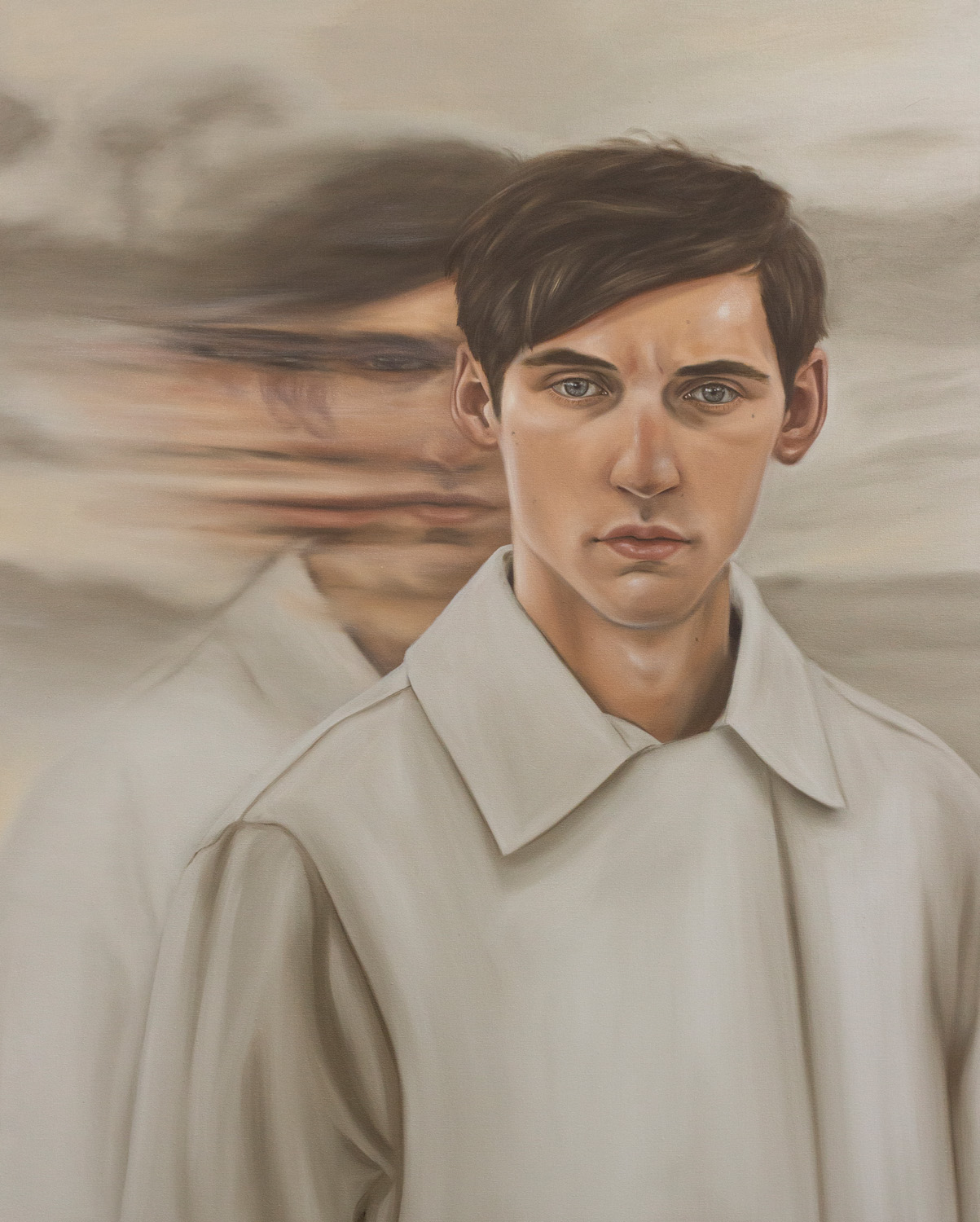 Bury the Lede, Oil on Canvas, 750 x 600mm, 2020