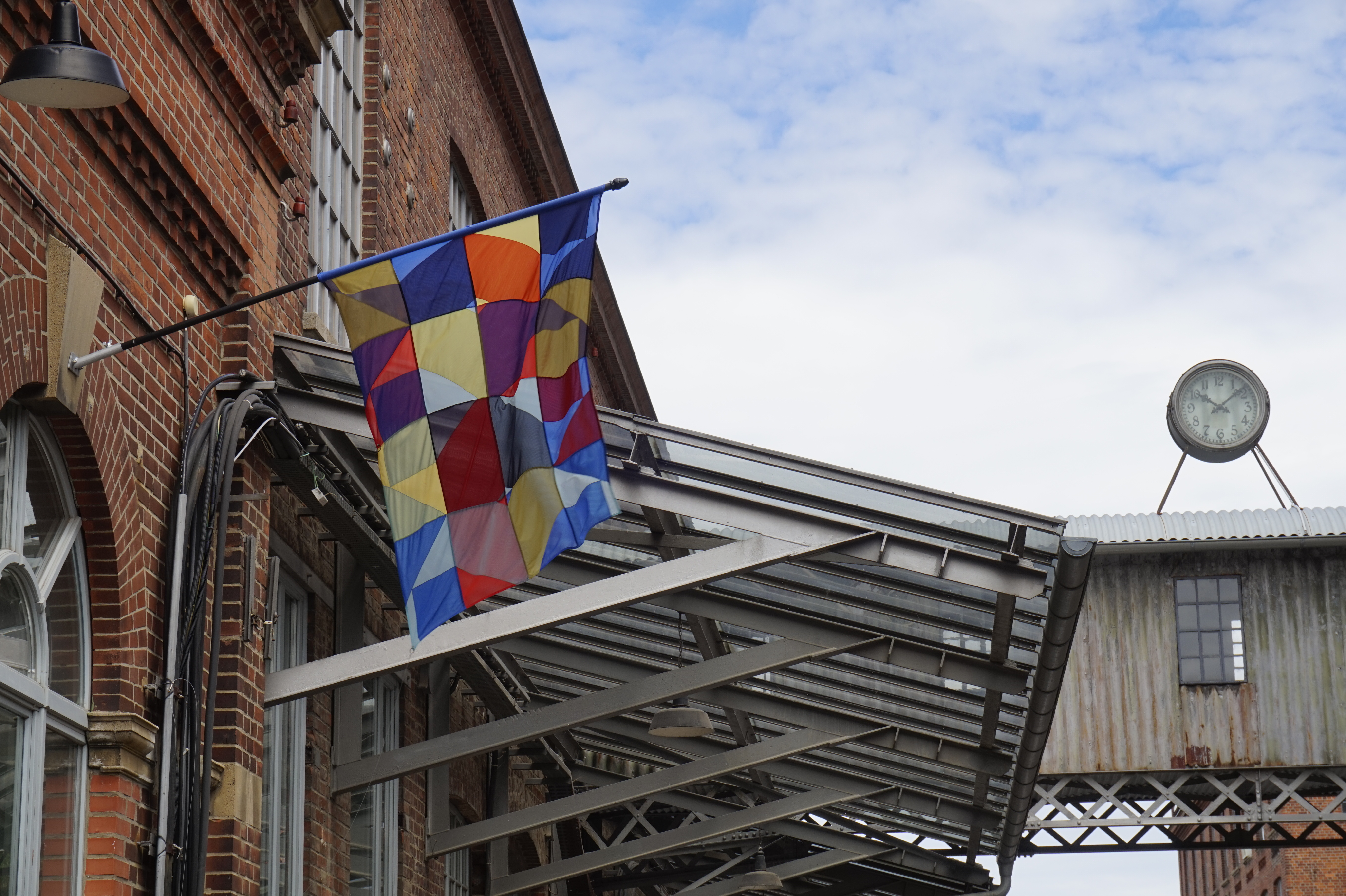 Flagge, Stoff genäht, Spinnerei Leipzig, 2022
