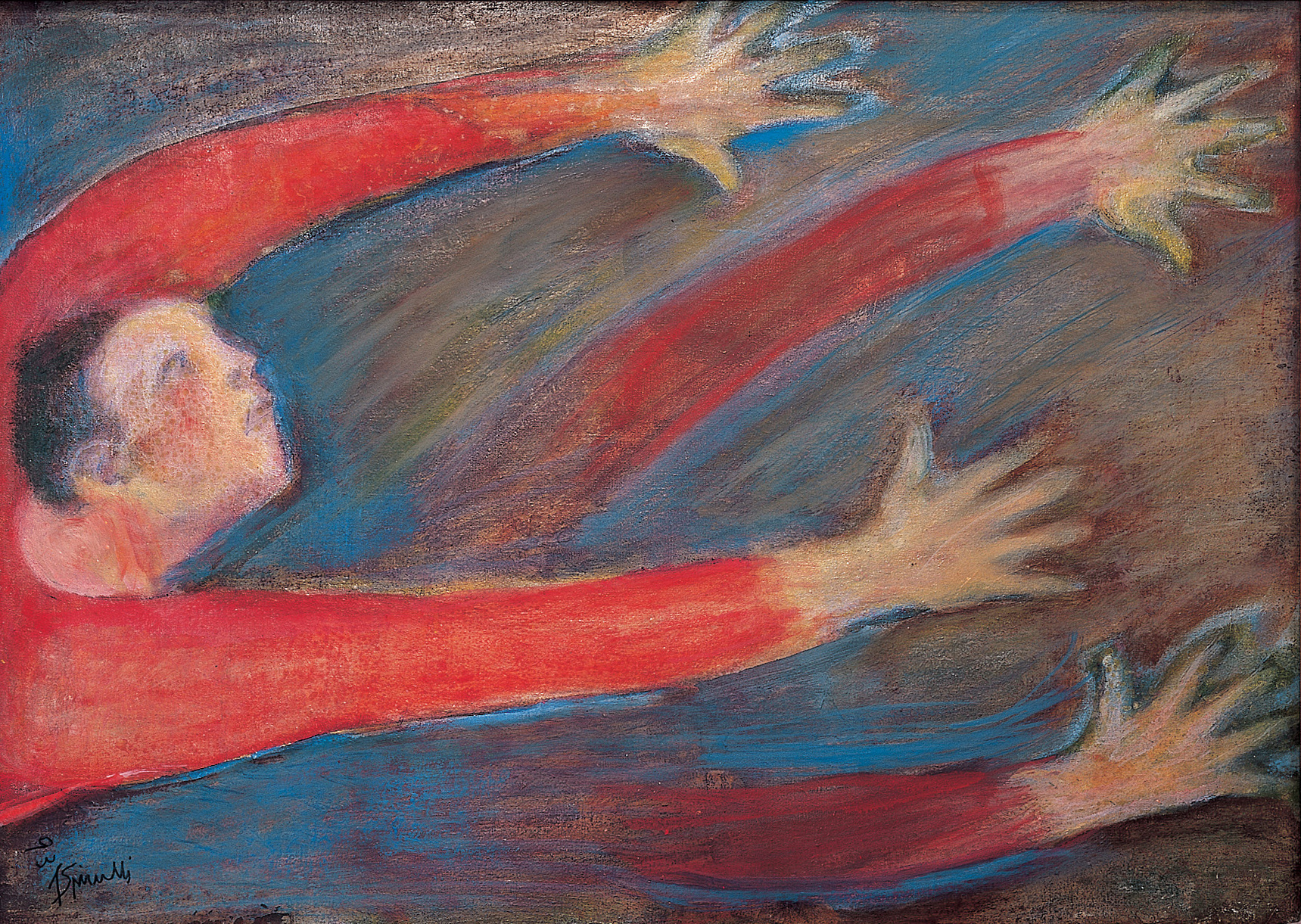 Desiderio, olio su tela, 50x70cm, 1993. Collezione Quadreria