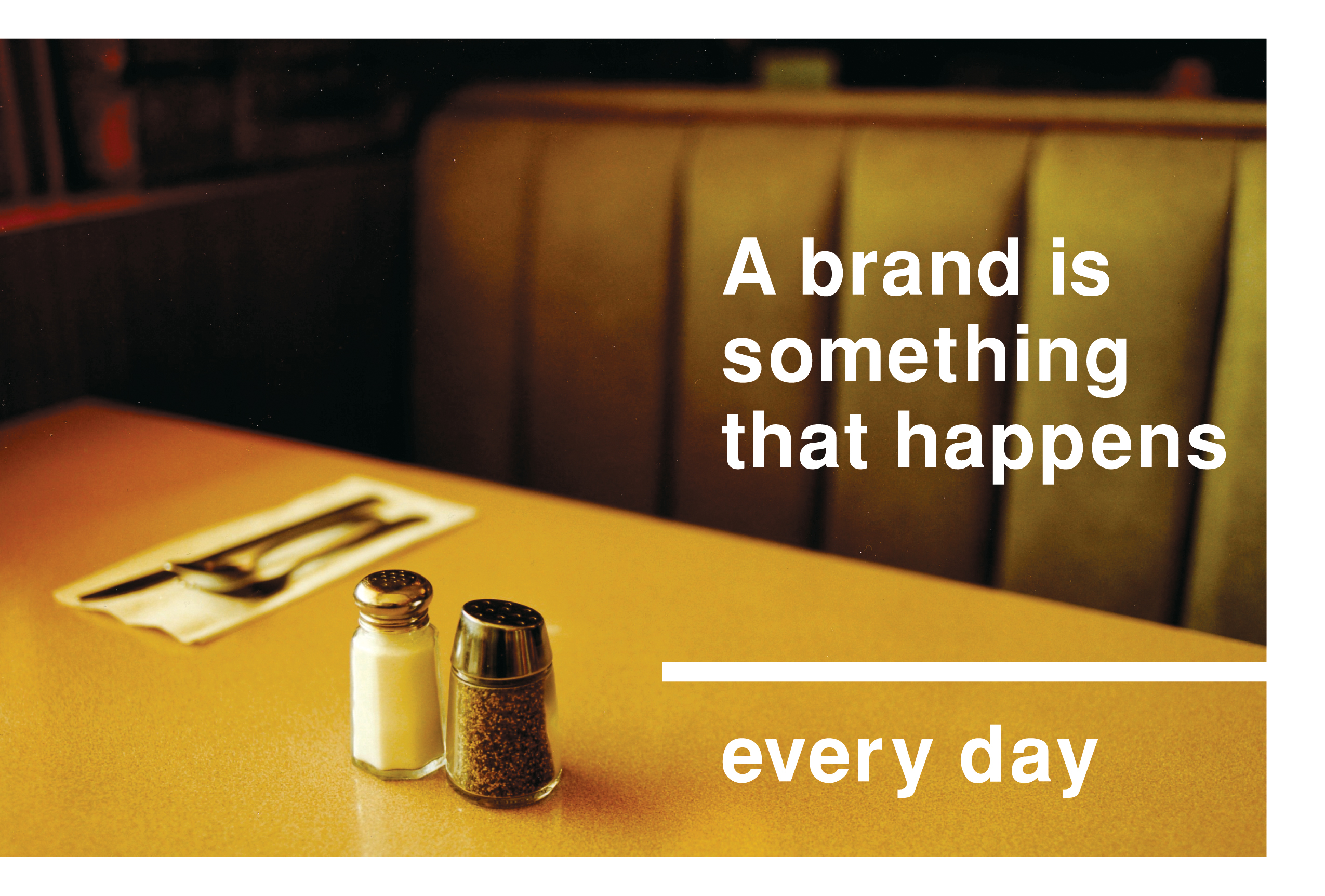 Everyday IBM: Global Brand Book, inside spread.