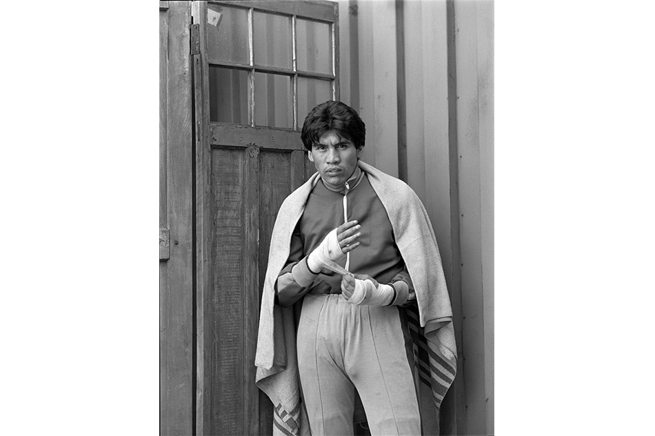 Paz ErrázurizBoxeadores, serie "El combate contra el Ángel", 1987Fotografía60 x 50 cm